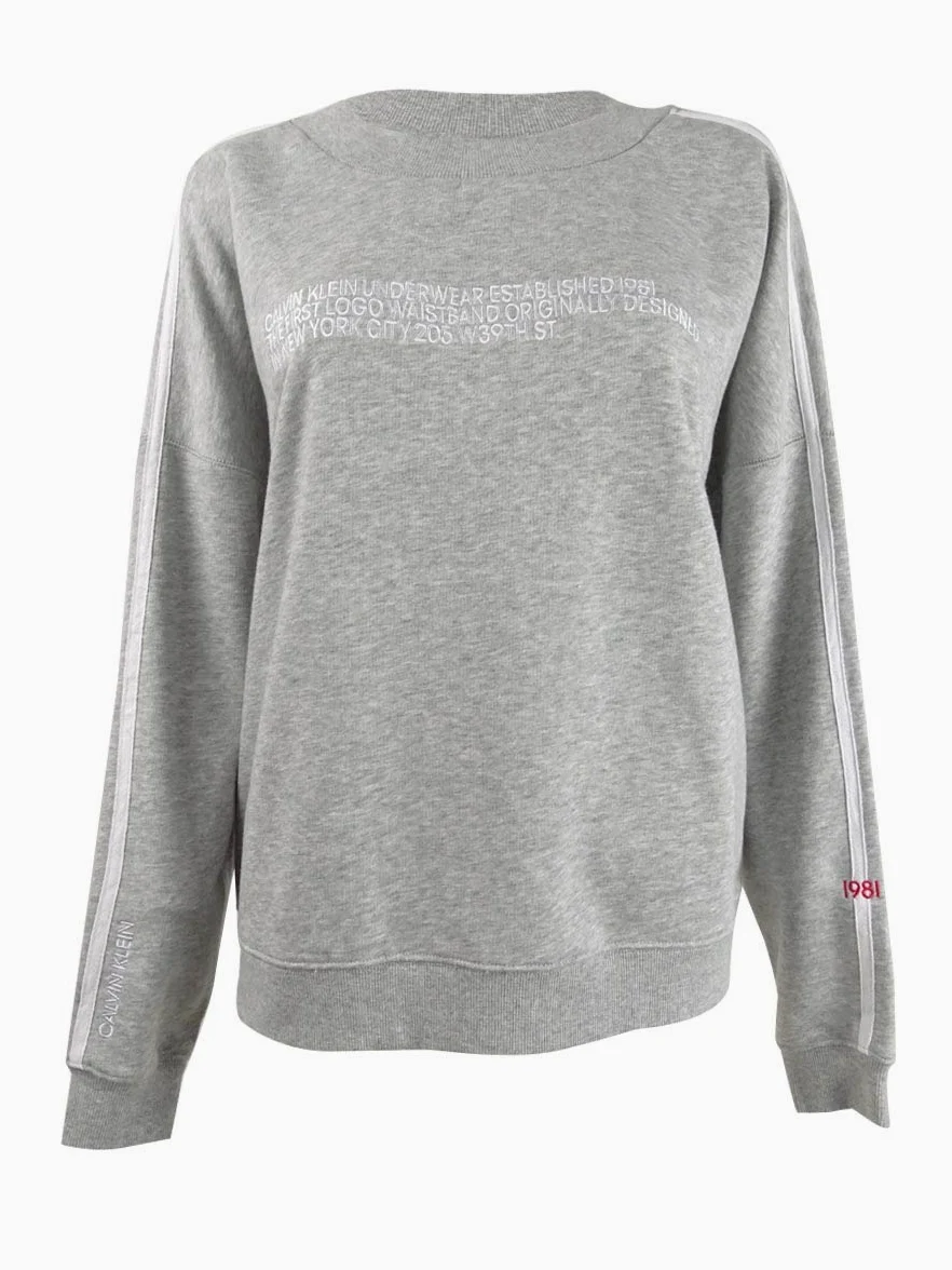 Calvin Klein Góra od pidżamy Kobiety Statement 1981 Long Sleeve Sweatshirt