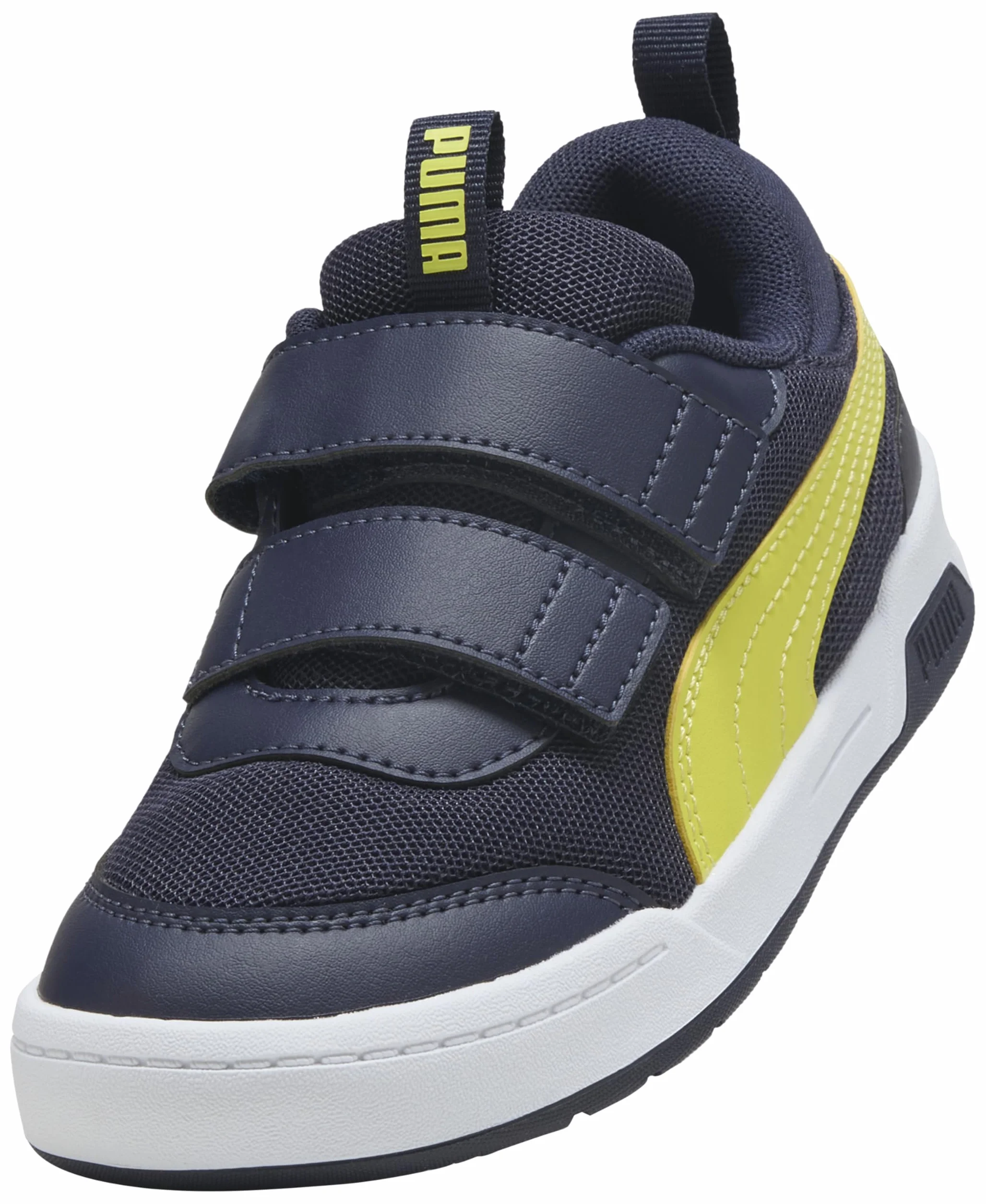 PUMA MULTIFLEX 2 MESH V PS Sneaker, Navy-LUX Lime, 11,5 UK Dziecko, Puma Navy Lux Limonka, 30 EU