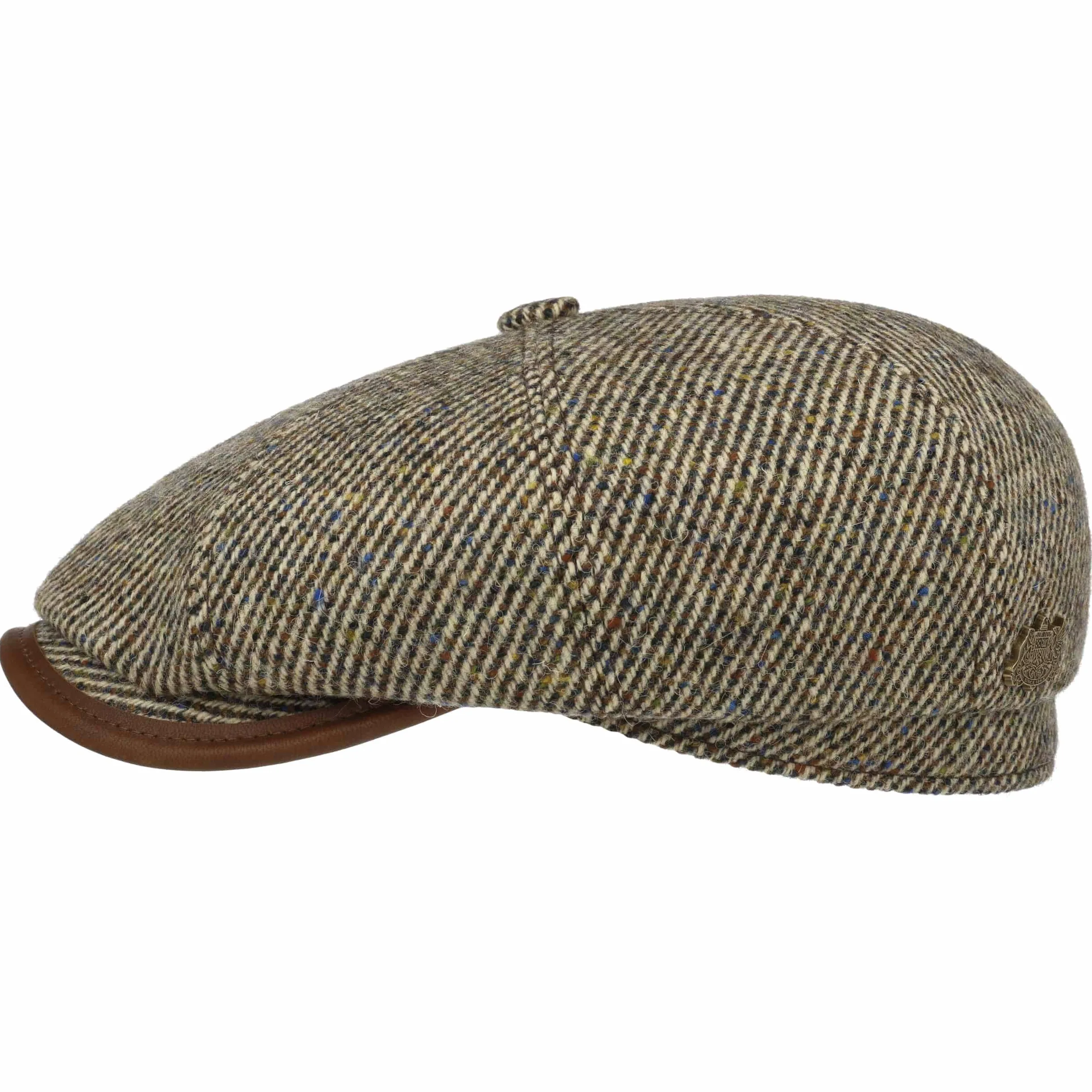 Stetson Kaszkiet Hatteras LiftonMężczyźni - Made in Germany czapka gawroszka z daszkiem wełniana daszkiem, podszewką jesień-zima Zima