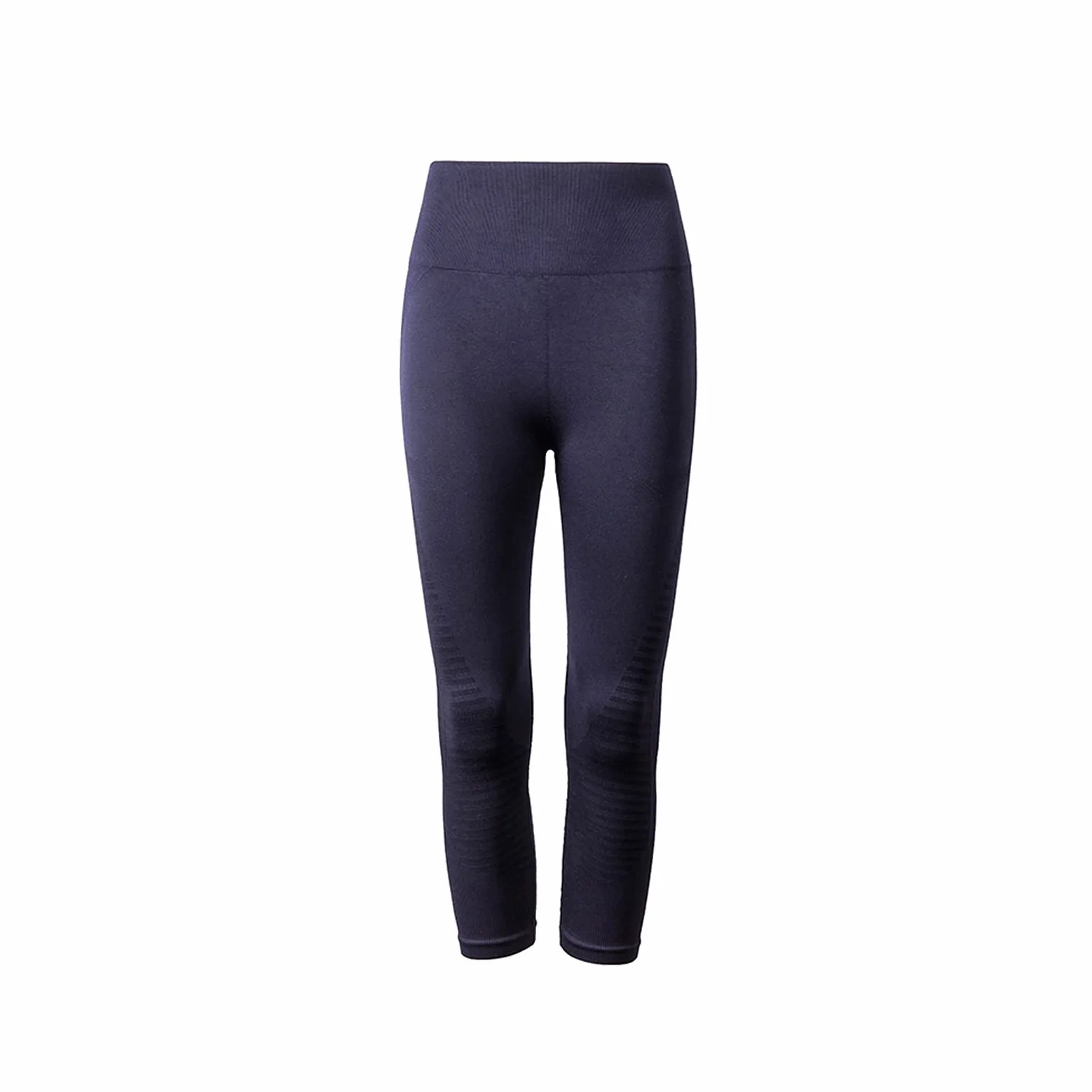 Spodnie do jogi Bezszwowe legginsy z wysokim stanem Sportowe damskie spodnie do jogi z elastycznym paskiem Capris Gym Workout Legginsy Dziewczęce rajstopy do biegania Fitness (czarne L)