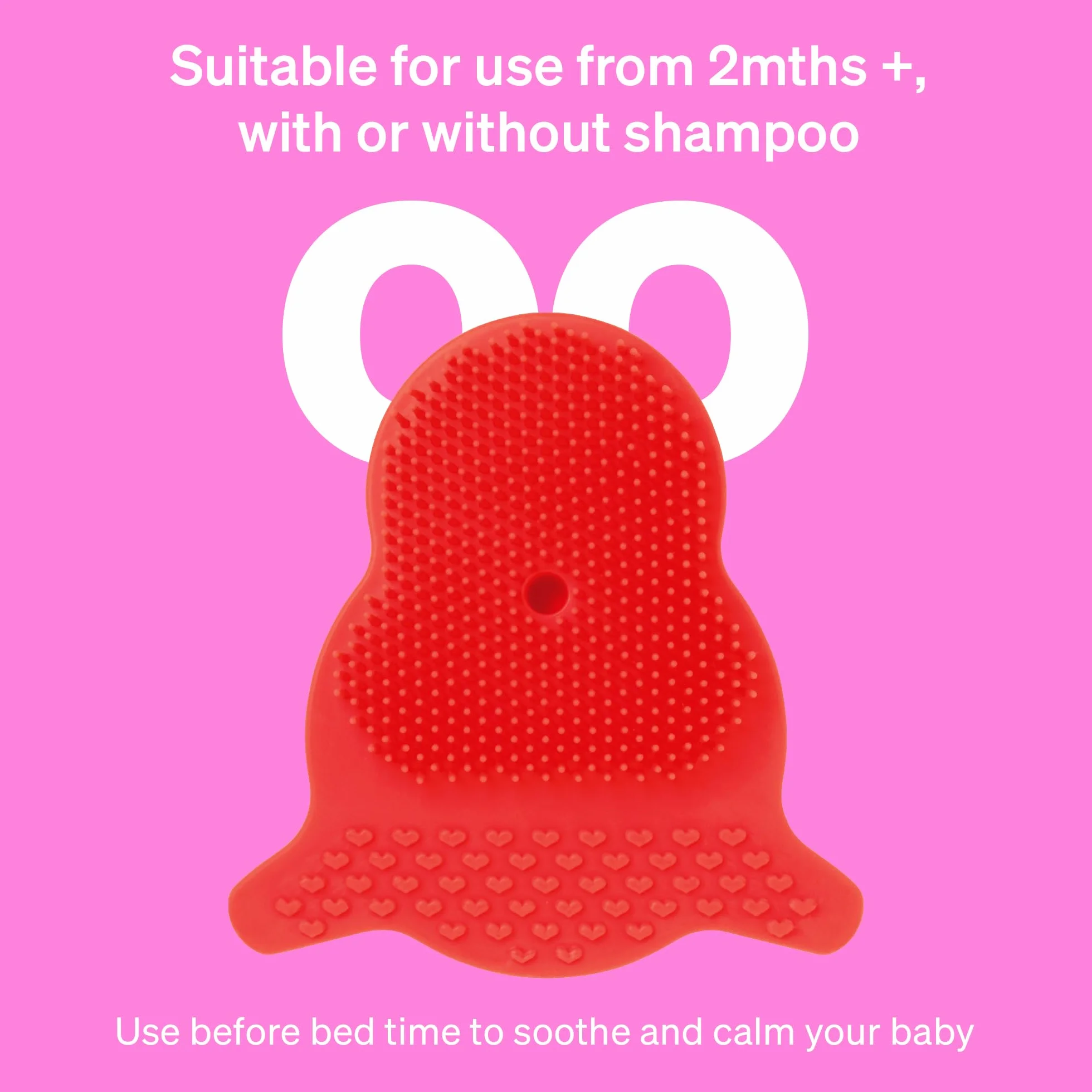 LoveNoobs Baby Hair Brush - 2 Pack Cradle Cap Brush, Baby Brush Set for Newborns, Baby Comb for Dry Skin