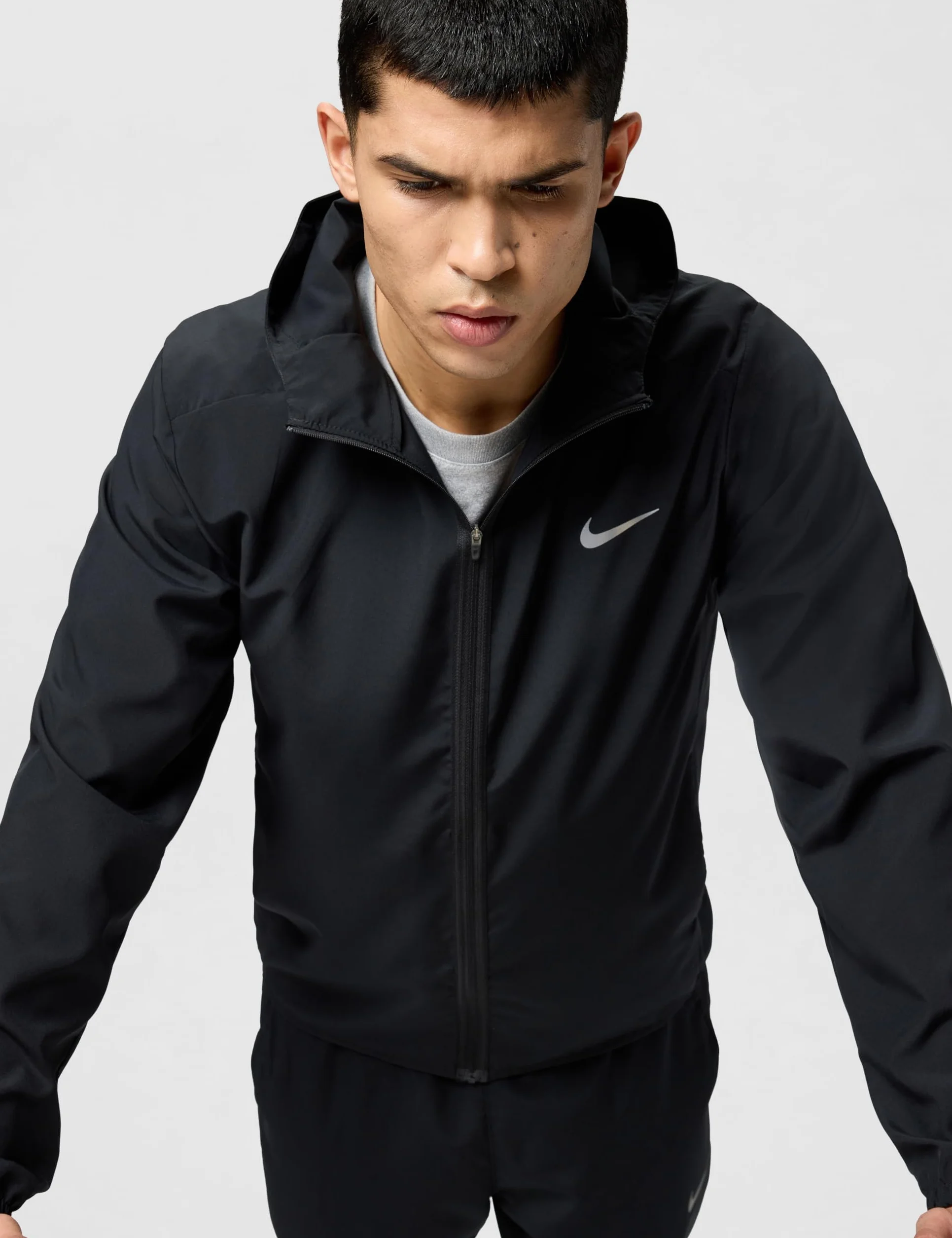 Nike Kurtka M Nk Df Form Hd Jkt Czarny Odblaskowy Silv L