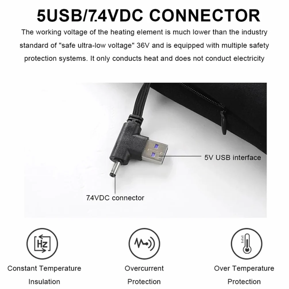 Męskie podgrzewane kalesony termiczne z ładowaniem przez USB, z polarową podszewką, do jazdy na nartach