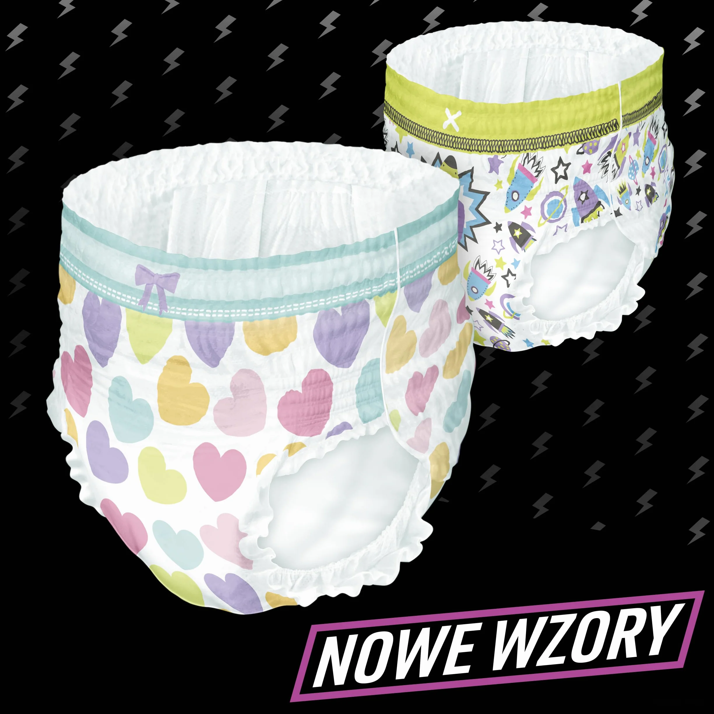 Pampers Ninjamas chłonna bielizna na noc, rozmiar 8-12 lat, 27-43 kg, 54 szt. ochrona przed przeciekaniem przez całą noc