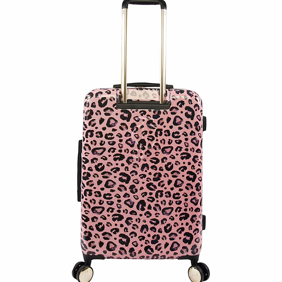 Juicy Couture Jane 3-częściowy zestaw bagażowy Hardside Spinner, Różowy lampart, Jeden rozmiar, Jane 3-częściowy zestaw bagażowy Hardside Spinner