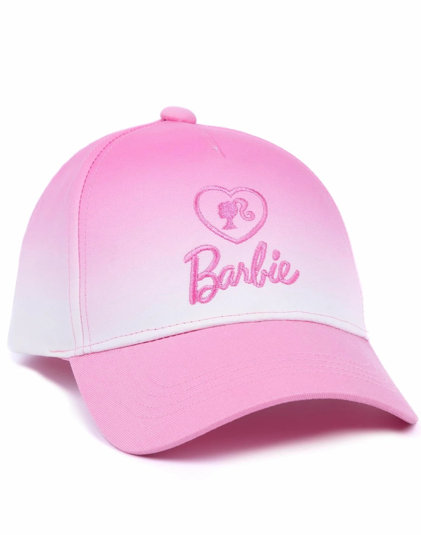 Barbie Dziewczęca czapka i okulary przeciwsłoneczne różowa ombre regulowana bejsbolówka lato akcesoria, Rosa