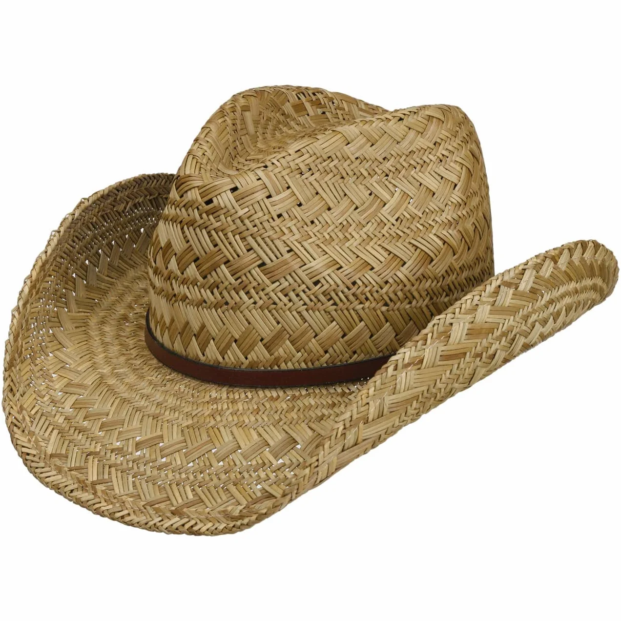 LIPODO Tencova Western kapelusz kowbojski slomiany Unisex Wiosna Lato
