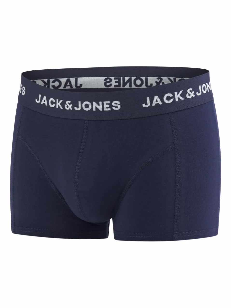 JACK & JONES Bokserki męskie, zestaw 6 sztuk, basic, bokserki, bielizna retro, bawełna, czarne, czerwone, zielone, niebieskie, szare, S, M, L, XL, XXL, 3XL