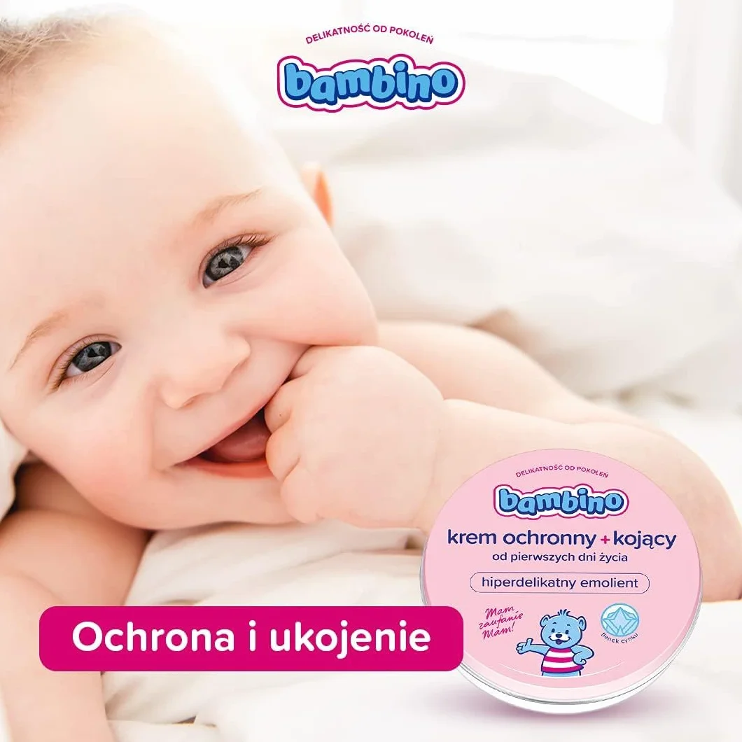 Bambino NBAM06 Krem, Różowy, ‎8.3 x 8.3 x 1.8 cm; 80 g, 75 ml