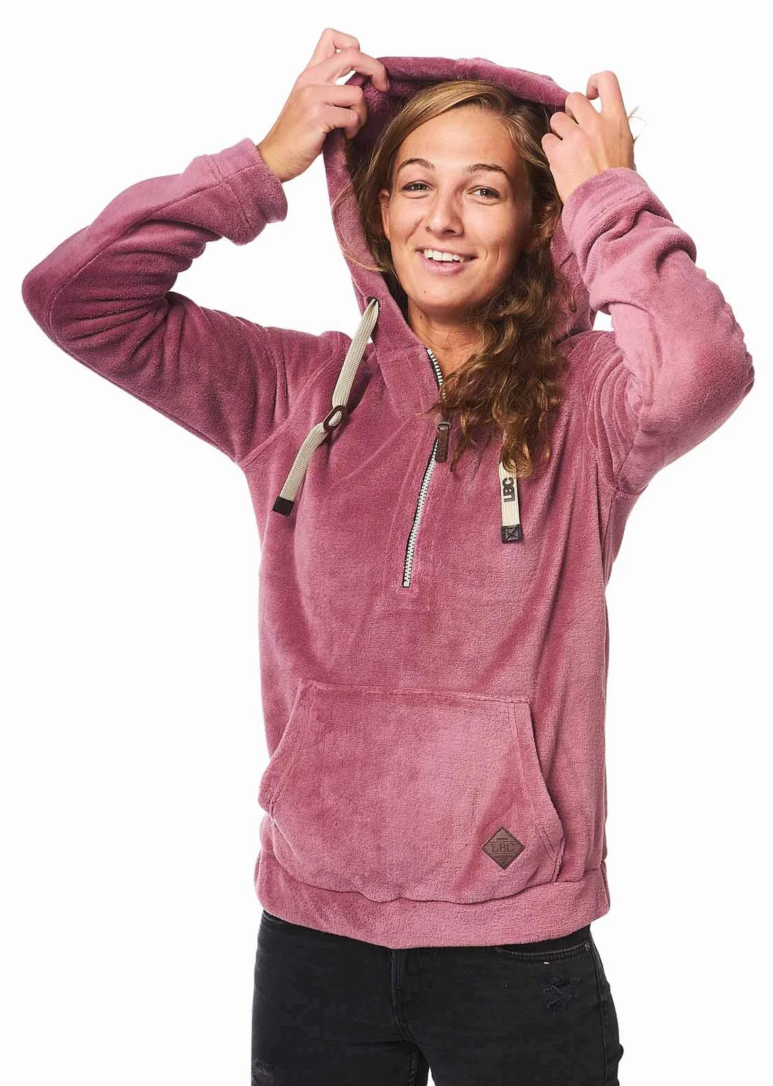 LIGHT Furry Fee bluza z kapturem, damska Mesa Rose, S