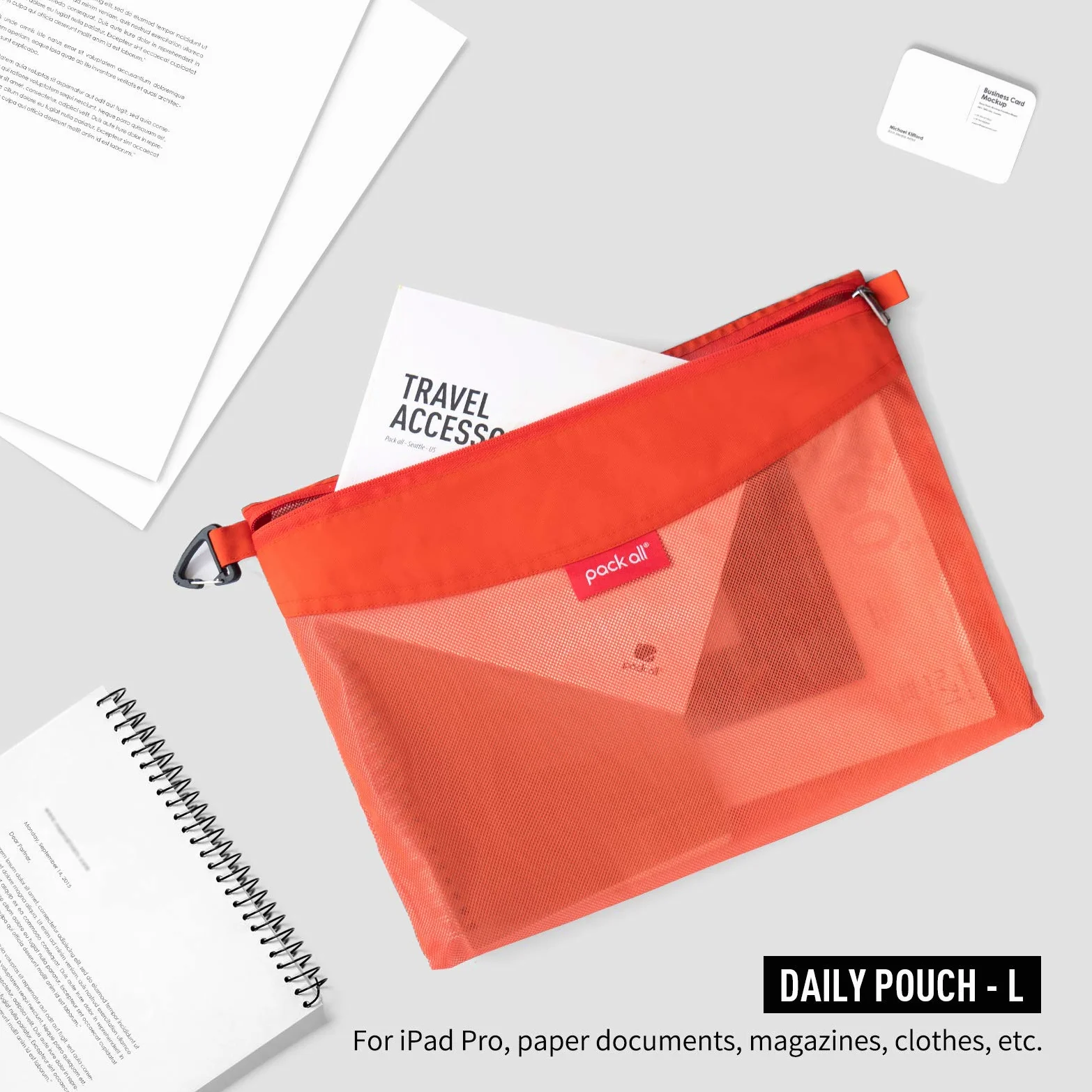 Pack all Wodoodporny materiał zestaw woreczków na zamek błyskawiczny
