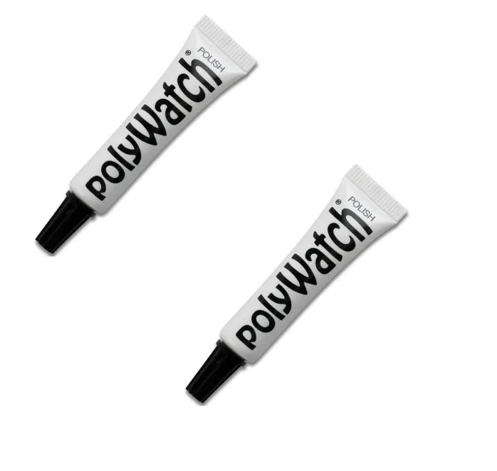 PolyWatch Plastikowy zegarek kryształowy środek do usuwania zarysowań SS013059000-2 szt, 2 Count (Pack of 1)