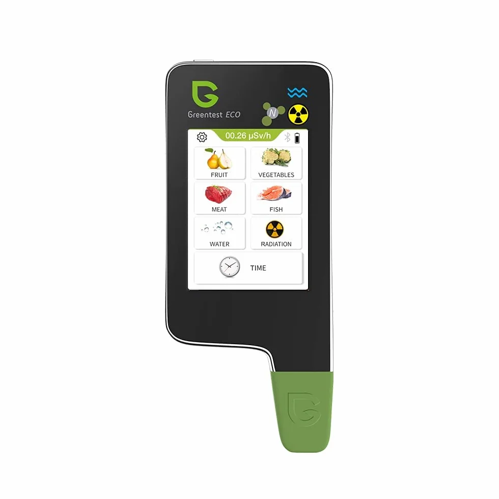 Greentest Eco 6 licznik Geigera Nitrattester do mięsa i ryb Tester TDS Tester wody Detektor promieniowania Licznik promieniowania Tester nitrytów urządzenie do pomiaru geigera dozymetr Tester nitrytów