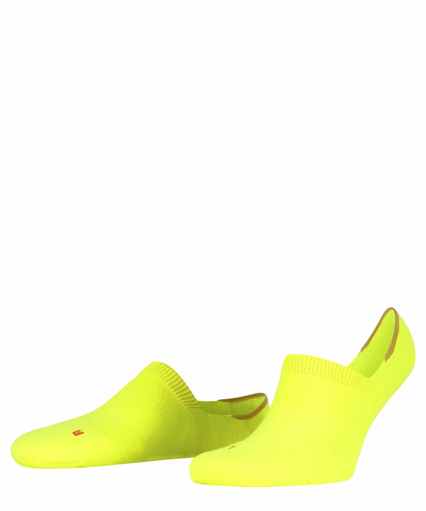 FALKE Uniseks Stopki Cool Kick Invisible U In materiał funkcyjny niewidoczne jednokolorowe 1 Para, Żółty Lightning 1325, 42-43