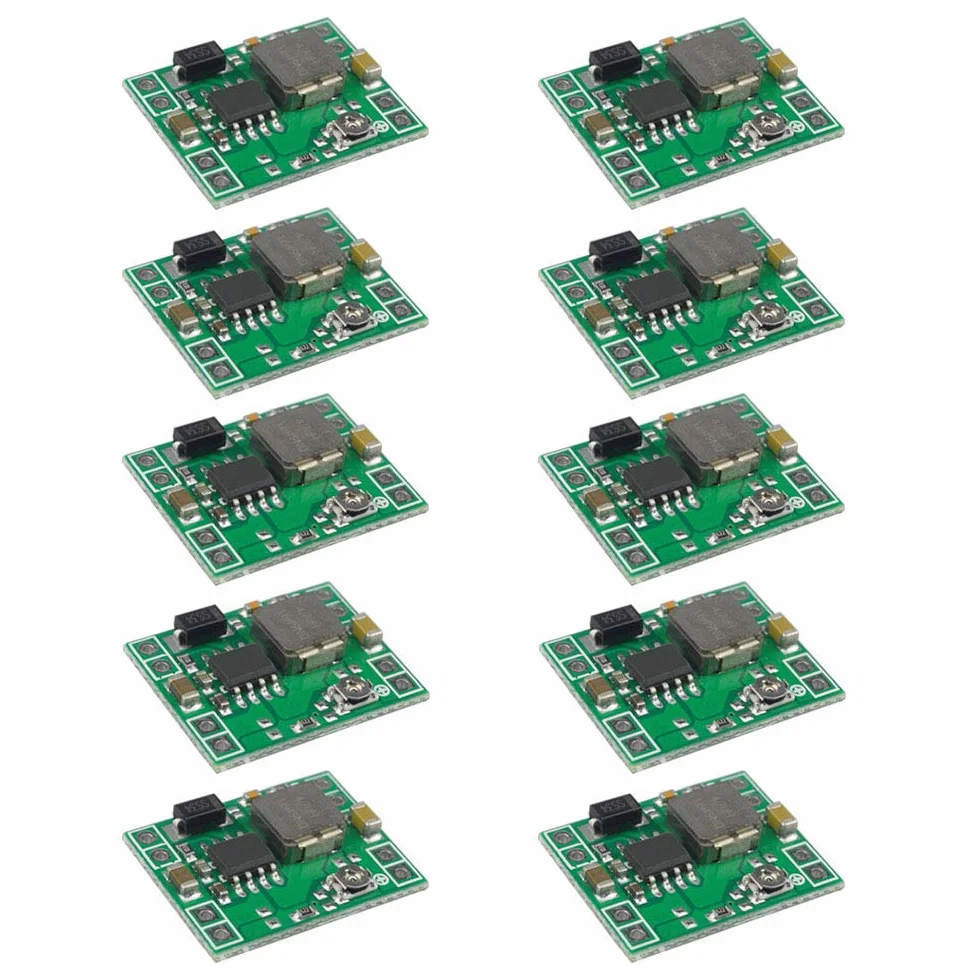 FULARR® 10 szt., Premium MP1584EN DC-DC, konwerter napięcia, regulowany ultra mały moduł opuszczania zasilania, 4,5-28V do 0,8-20V regulator napięcia obniżającego moduł