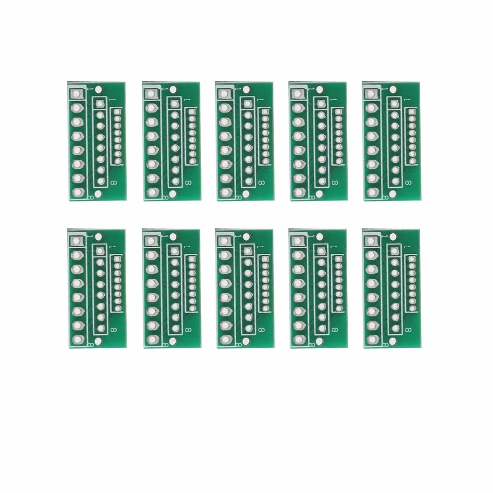 10 sztuk 1.27MM 2.0MM 2.54MM płyta adaptera 8PIN do modułów bezprzewodowych