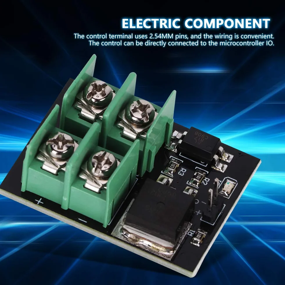 Moduł przełączający MOSFET niskiego napięcia MOSFET 3 V 5 V Sterowanie niskonapięciowe 12 V, 24 V, 36 V, moduł tranzystora polowego