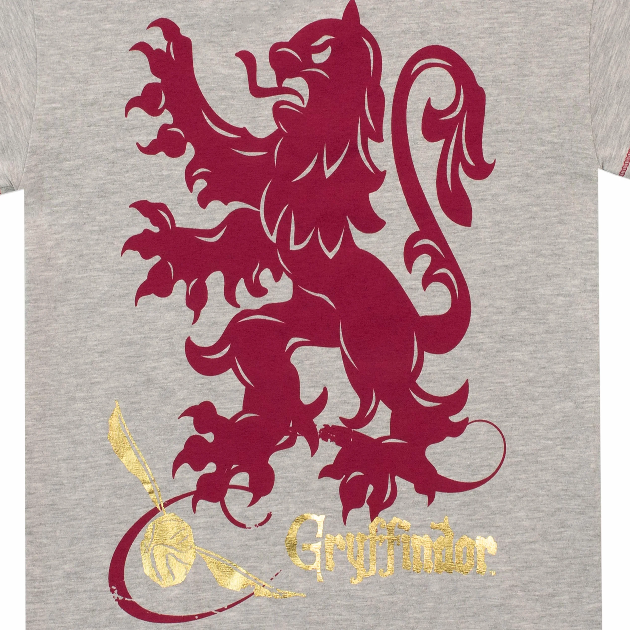 Harry Potter Dziewczęca krótka piżama Gryffindor