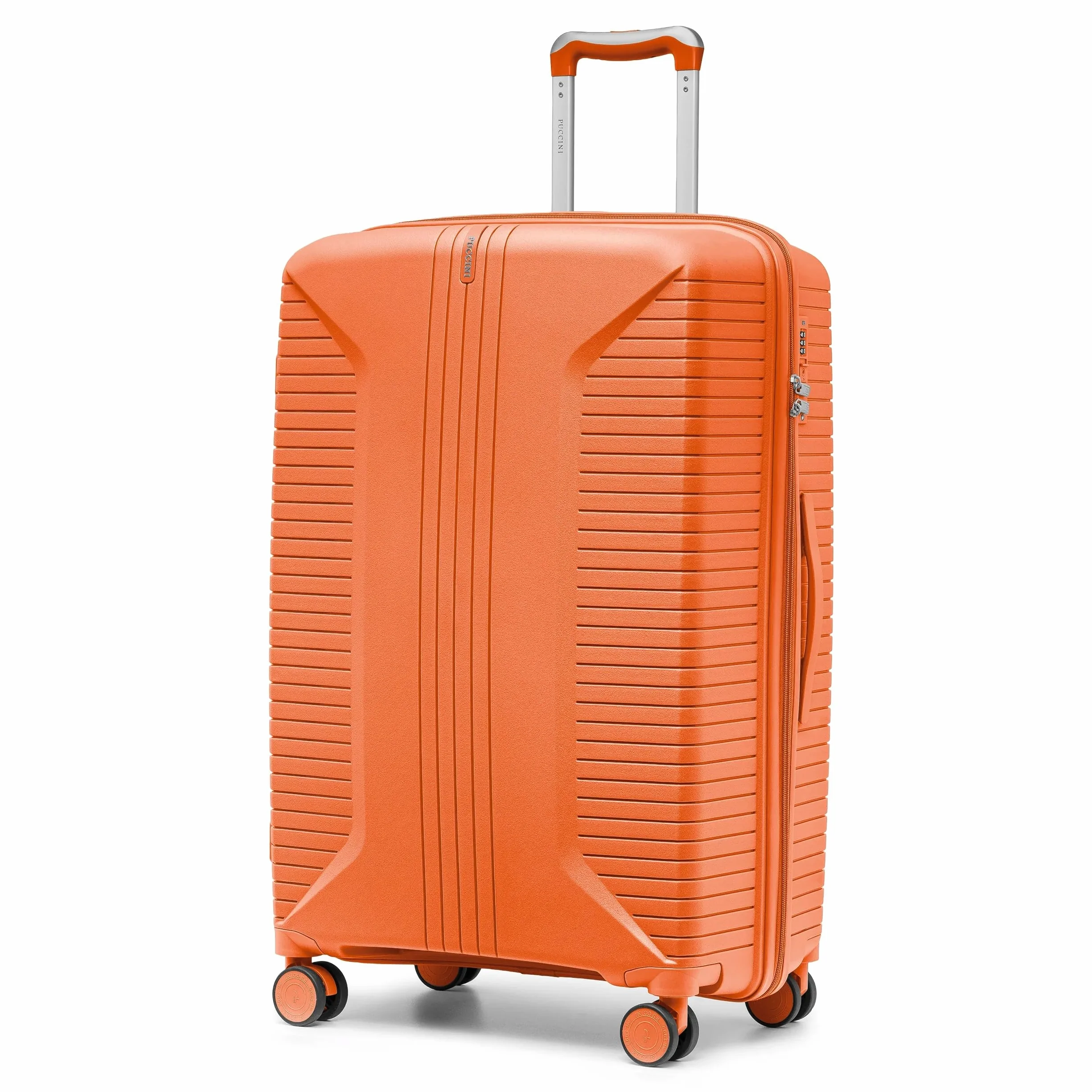 PUCCINI Walizka Podróżna Twarda 86L 4 Kółka 360° 74x48x34 cm Polipropylen
