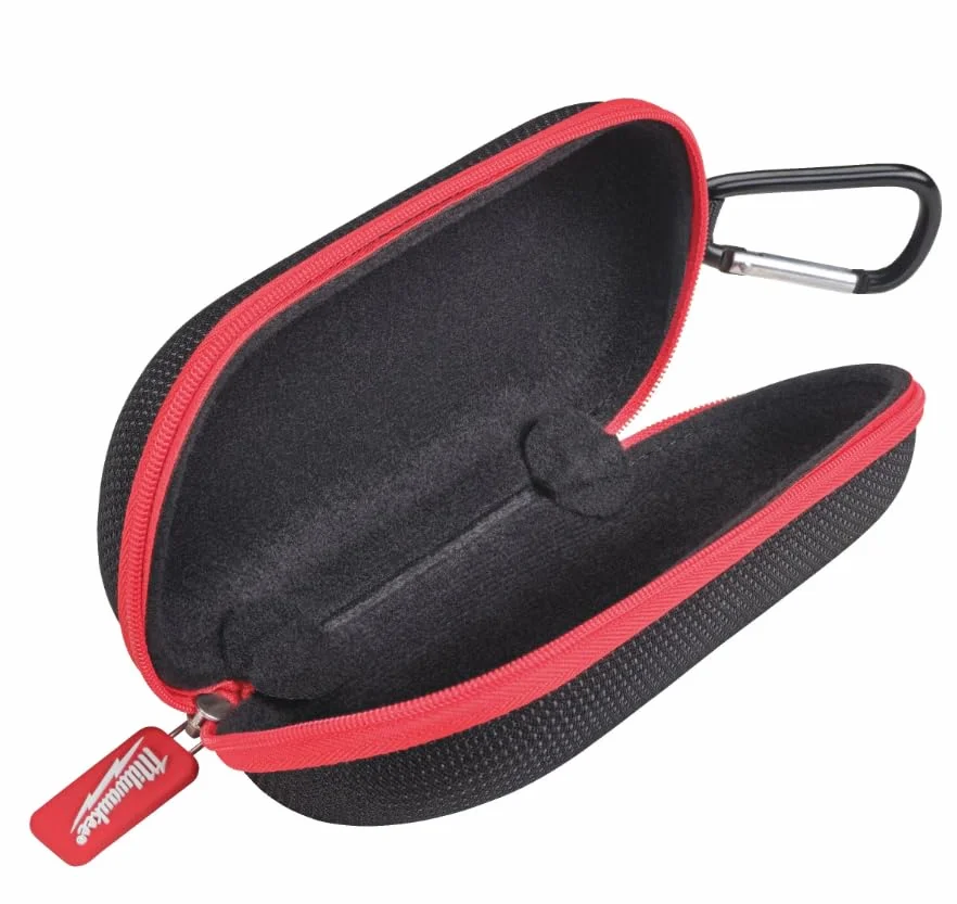 Milwaukee Etui na okulary ochronne, twarde, czerwone, jeden rozmiar, nowoczesny styl, 4932492083