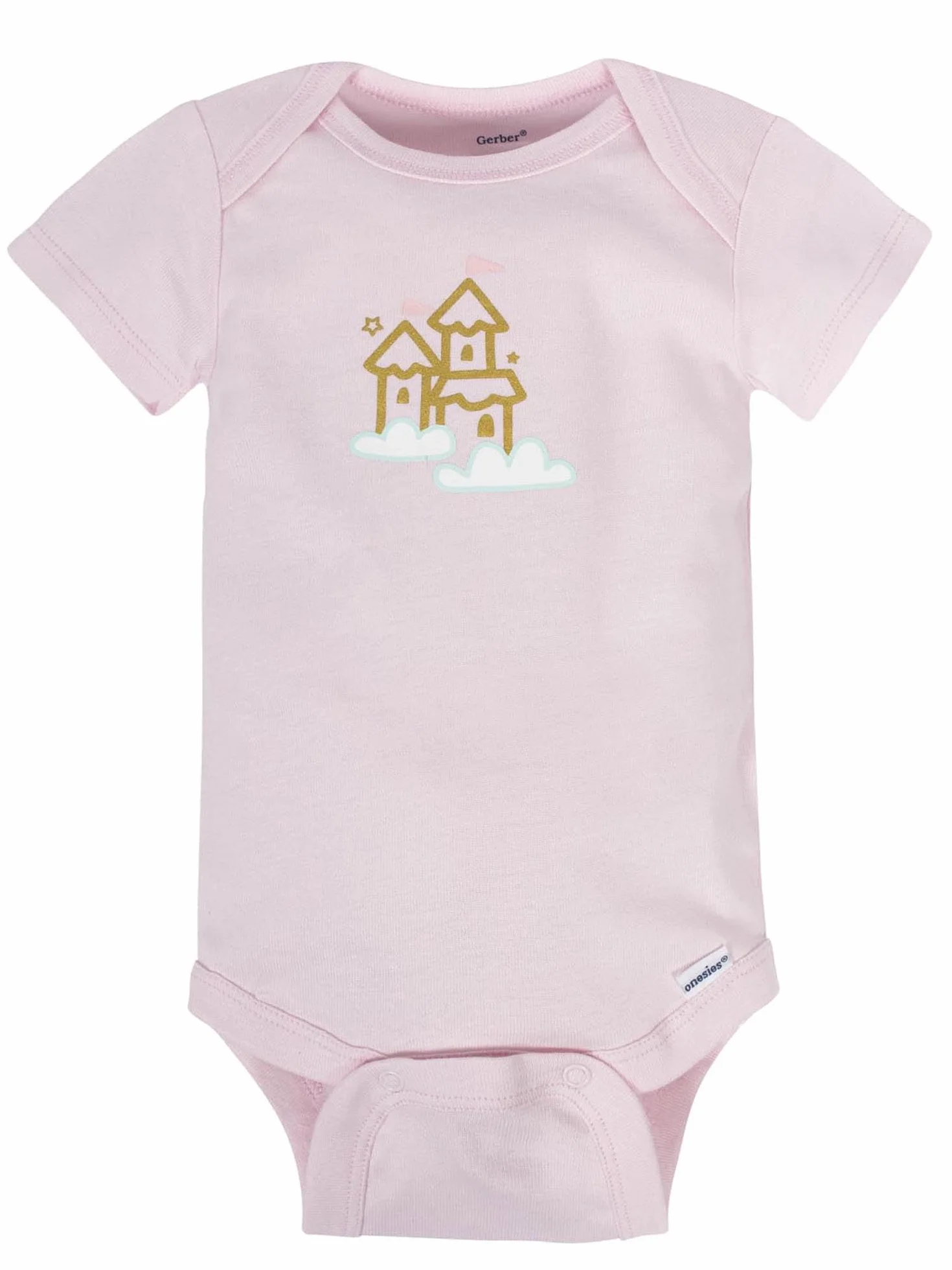 Gerber Baby Girl's 8-Pack Short Sleeve Onesies Bodysuits