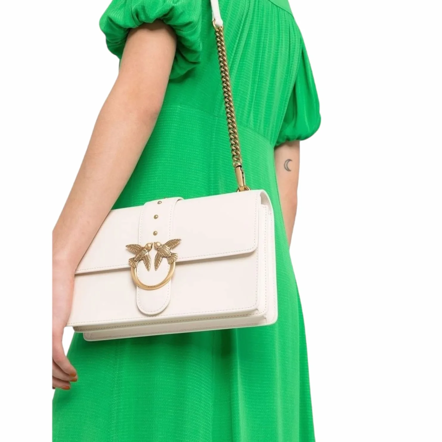 Pinko Love One Classic Cl Vitello Se, torebka damska, czarna, jeden rozmiar
