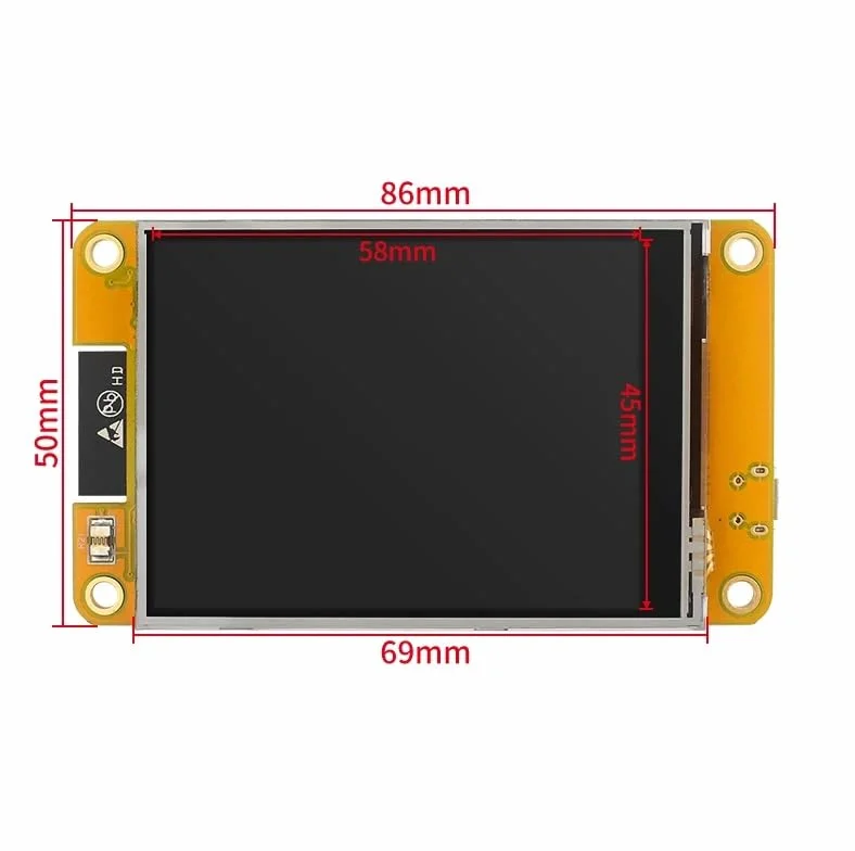 1 szt. Ekran ESP32 2,8 cala 240 * 320 TFT Ekran dotykowy LCD WiFi BT dla Arduino LVGL