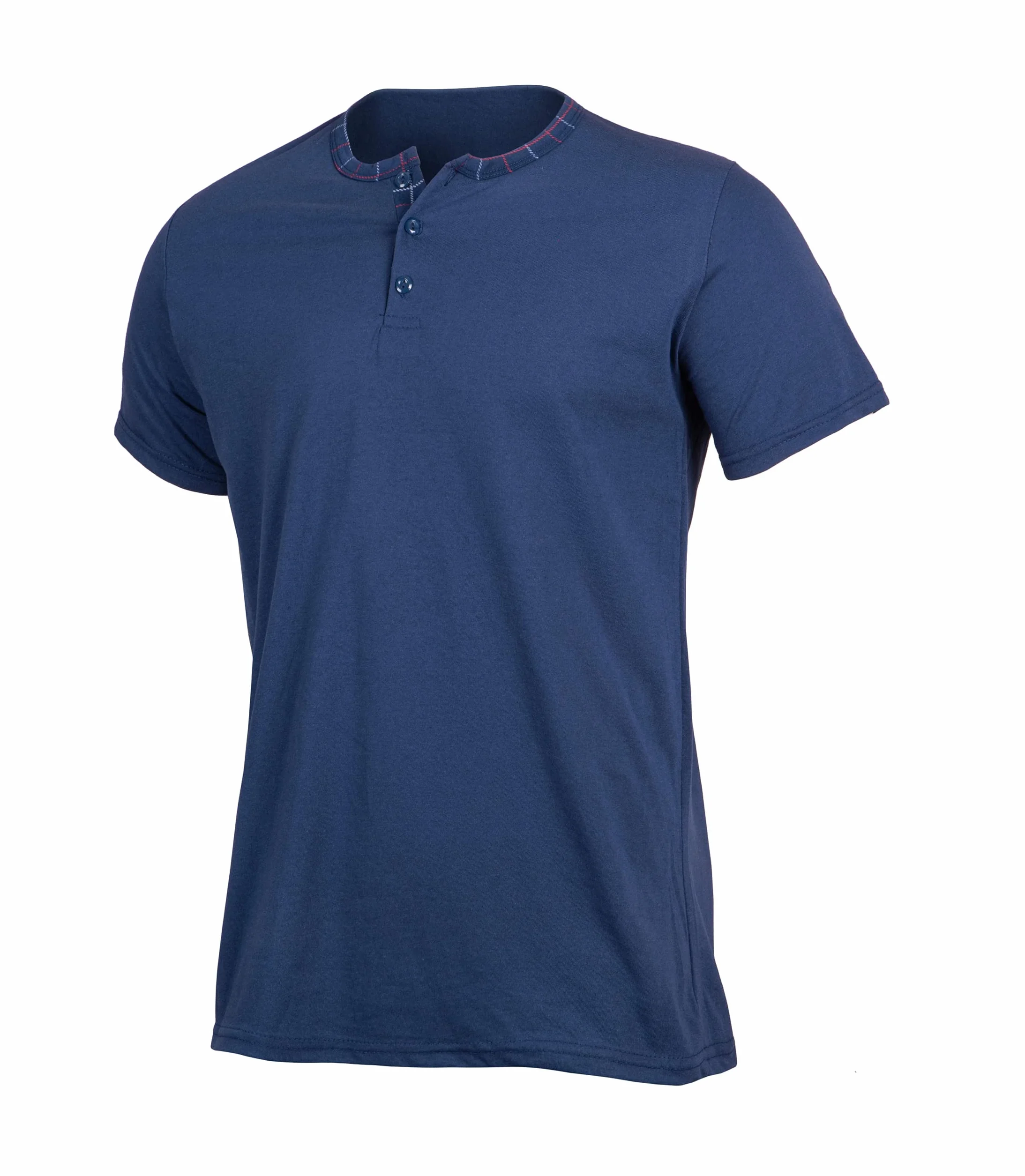 HEYO Piżama męska krótka piżama z bawełny, dwuczęściowy zestaw, szorty, t-shirt