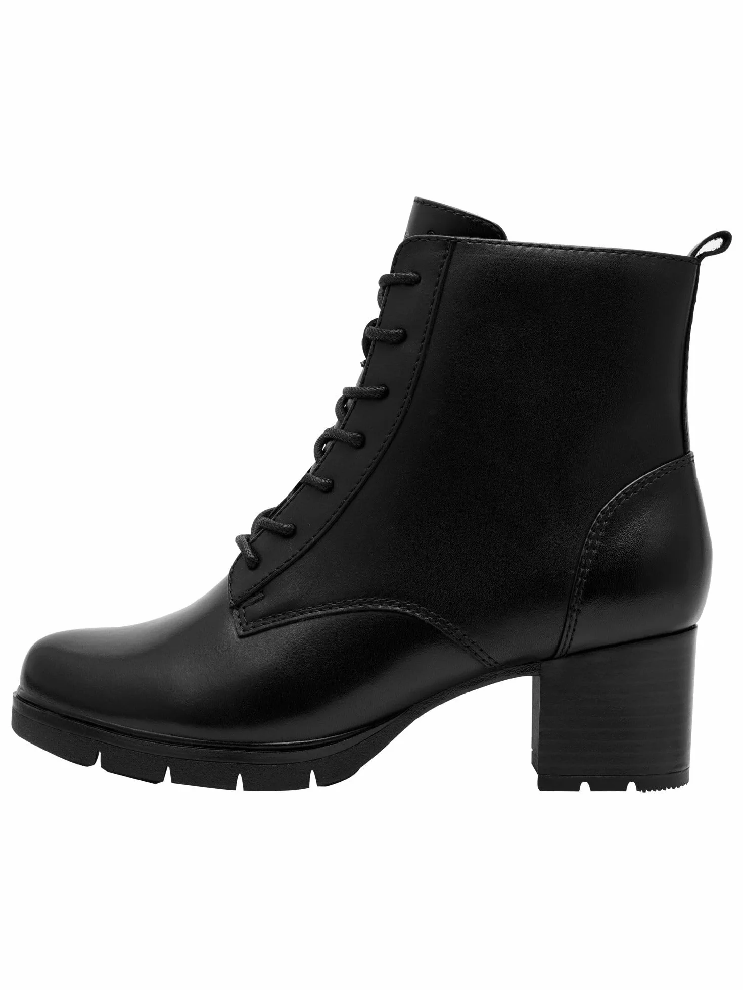 Jana Kobiety Jana Damen Lace Boot HeelButy za kostkę