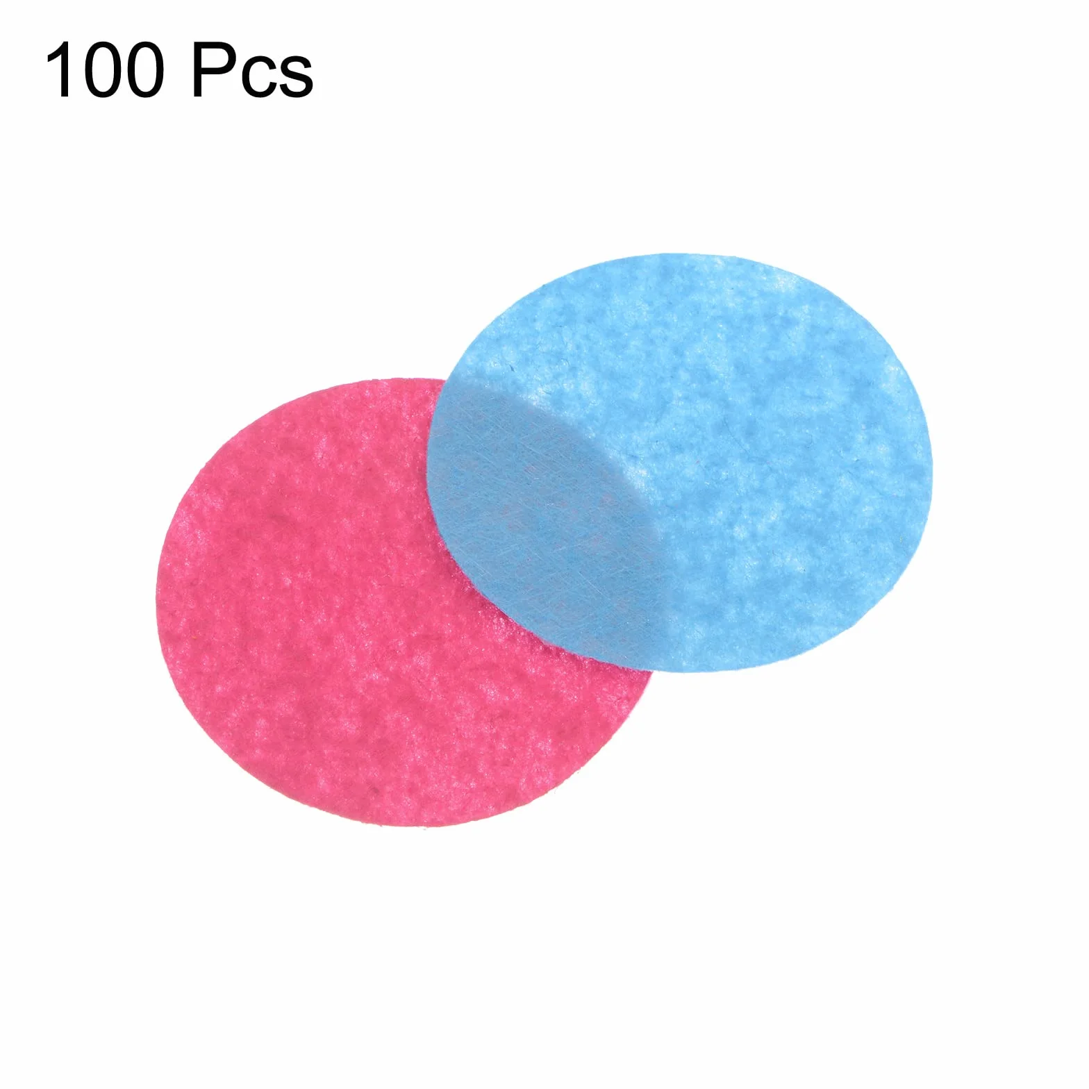 sourcing map 100 szt. okrągłe filcowe koła 50 mm 2" rękodzieło podkładki filcowe włóknina poduszki filcowe mieszane kolory