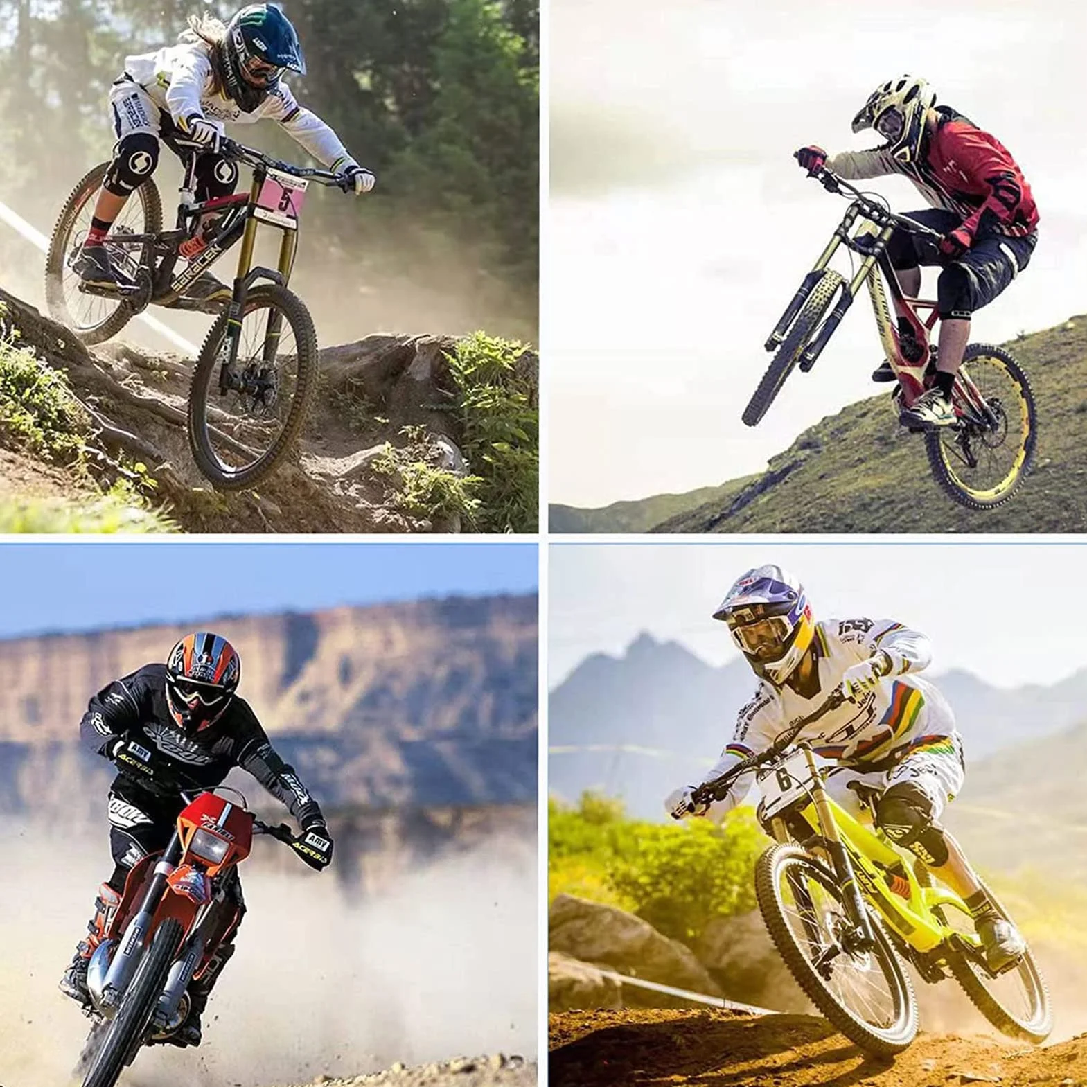 Męski rower, męska koszulka z długim rękawem MTB, koszulka kolarska męska koszulka do roweru górskiego motocrossowego długa koszulka MTB odzież rowerowa