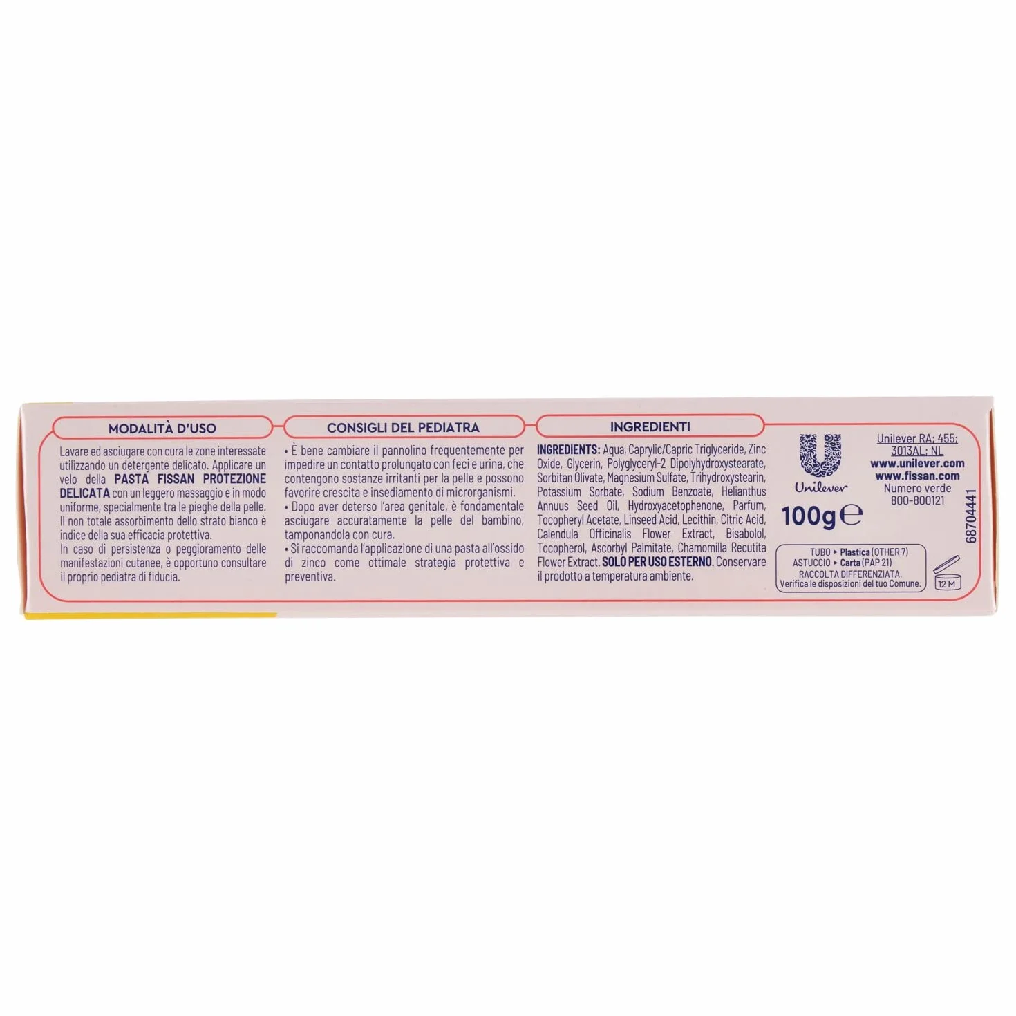 FISSAN PASTA DEL 100ML NF