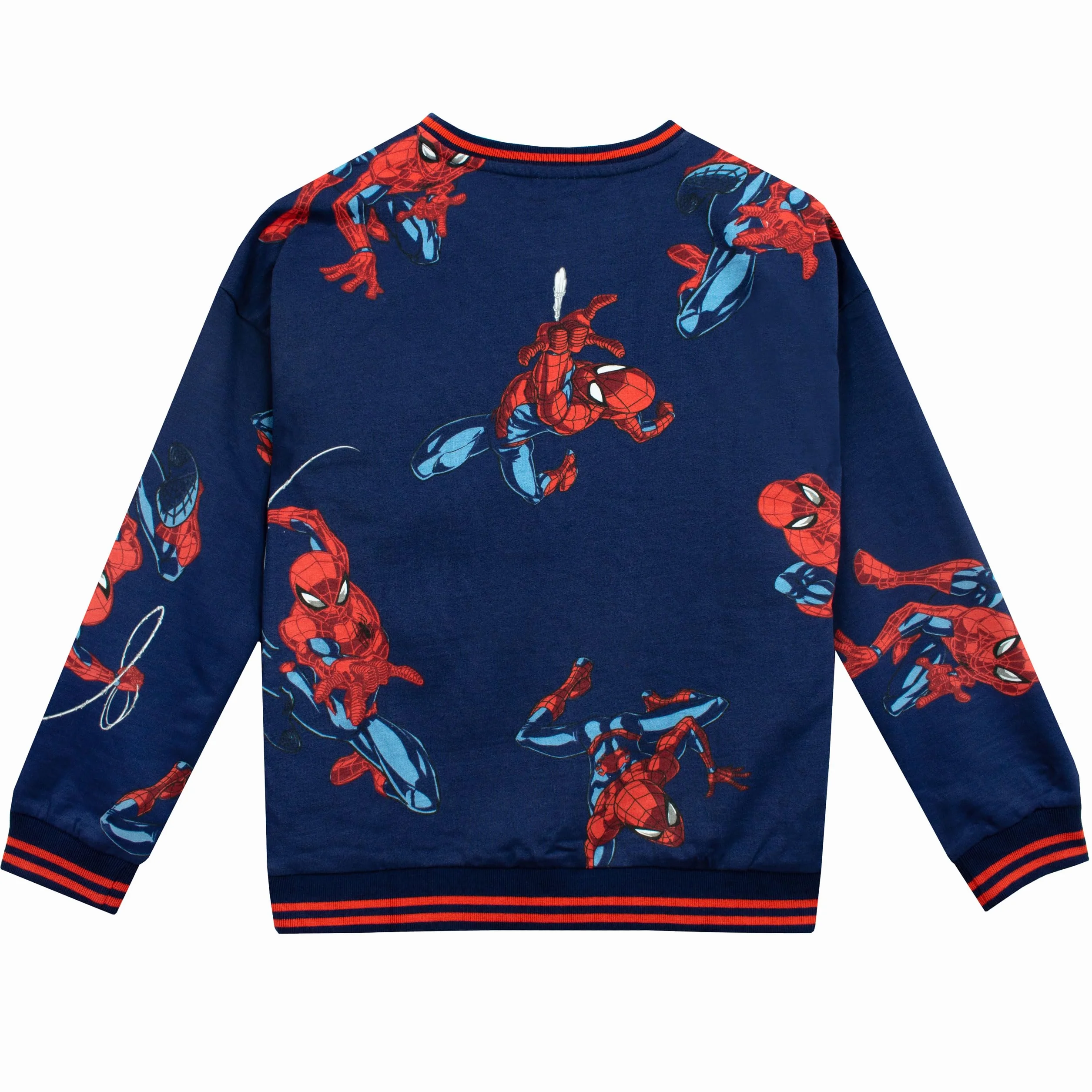 Komplet Spiderman od Marvel dla Chłopców | Bluza i Dresowe Spodnie dla Chłopców | Dres Spiderman dla Dzieci | Rozmiary od 2 do 12 lat | Oficjalna Odzież z Spidermanem