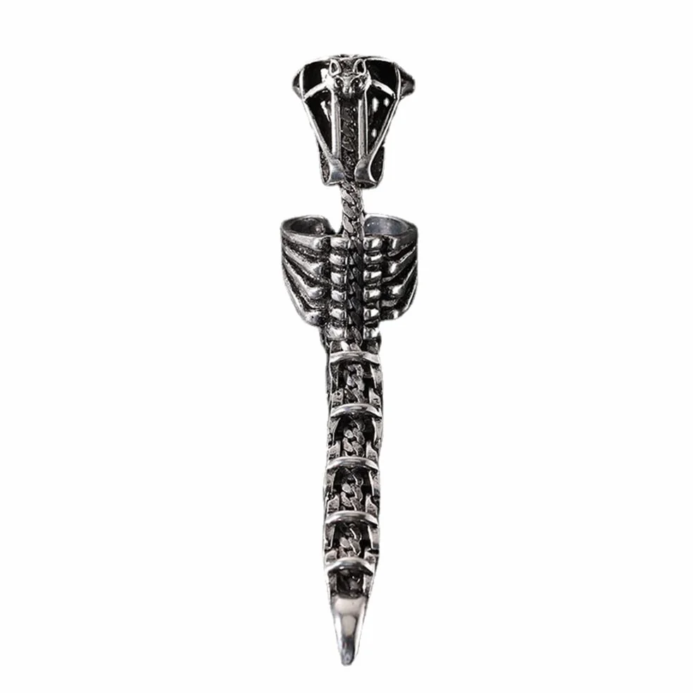 Pierścień Skorpiona Pierścień Palec Wspólny Knudillo Regulowany Otwarty Pierścień Pełny Palec Pierścionki Cosplay Halloween Pierścień Scorpion Ogon