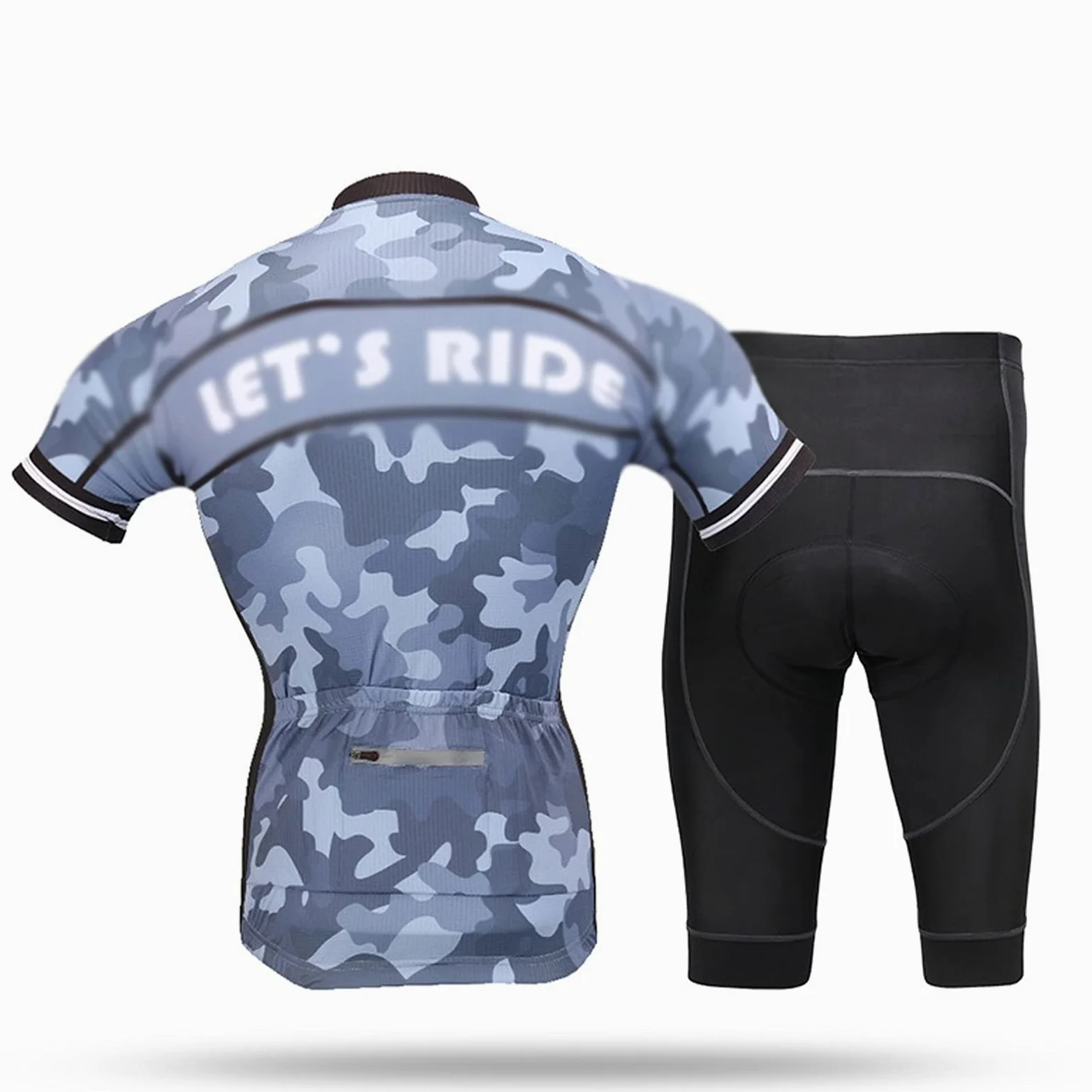 Męska odzież kolarska Mężczyźni Jazda na rowerze Jersey Set Summer Mountain Bike Clothing Odzież z krótkim rękawem Oddychająca koszula rowerowa z czarnymi wyściełanymi szorty Męskie koszulki kolarskie