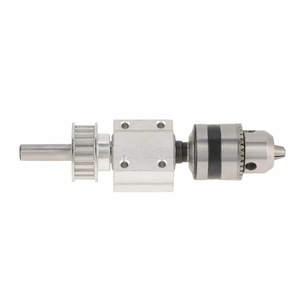 0. 005 mm Unpowered Spindle Tokarka Prasa Silnik Chuck Wiertarka Wrzeciono Mini Rozmiar Wysoka precyzja do wiertarki stołowej DIY wiertarki Narzędzia ręczne