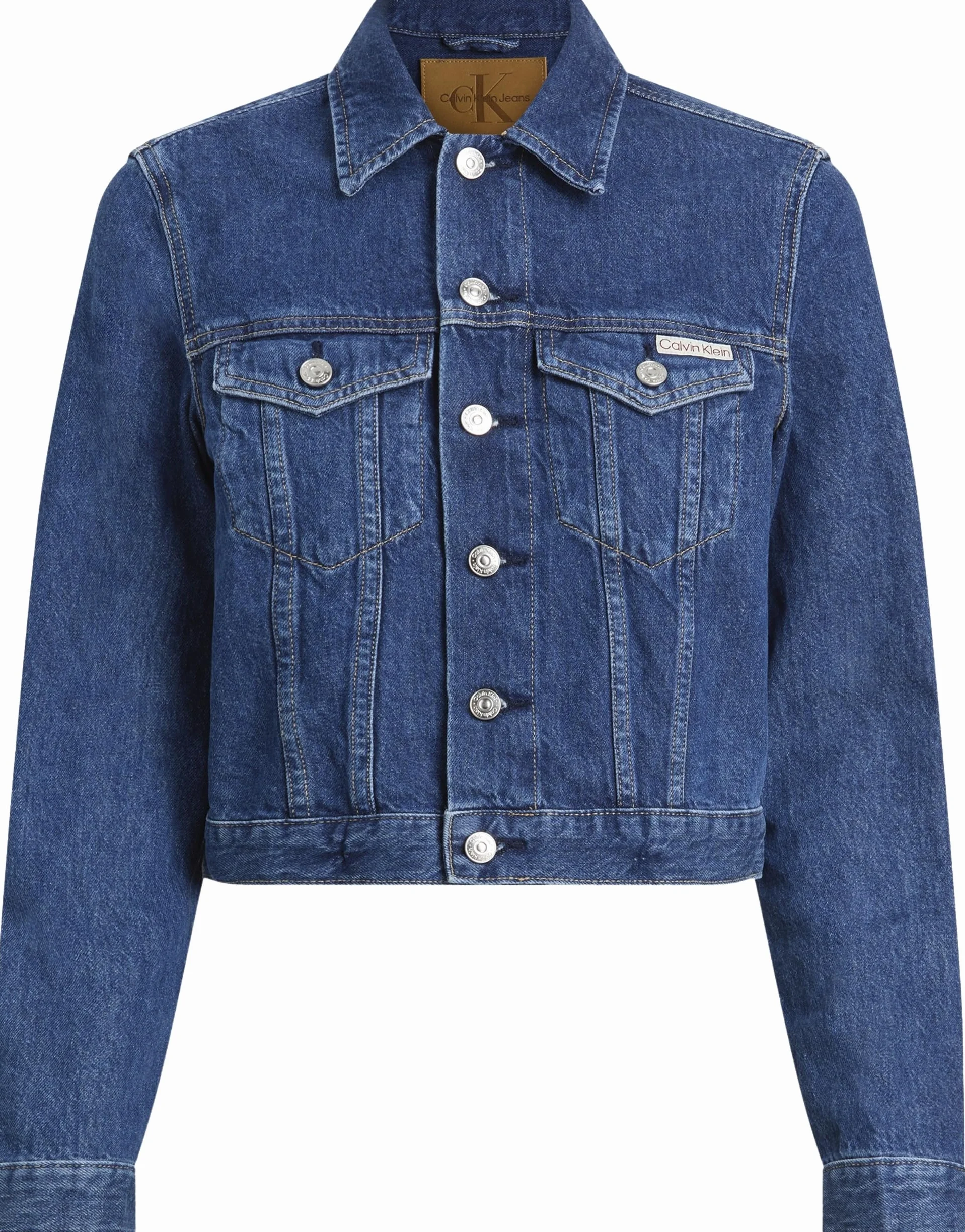 Calvin Klein Kurtka Trucker Cropped 90's Denim J20j225183