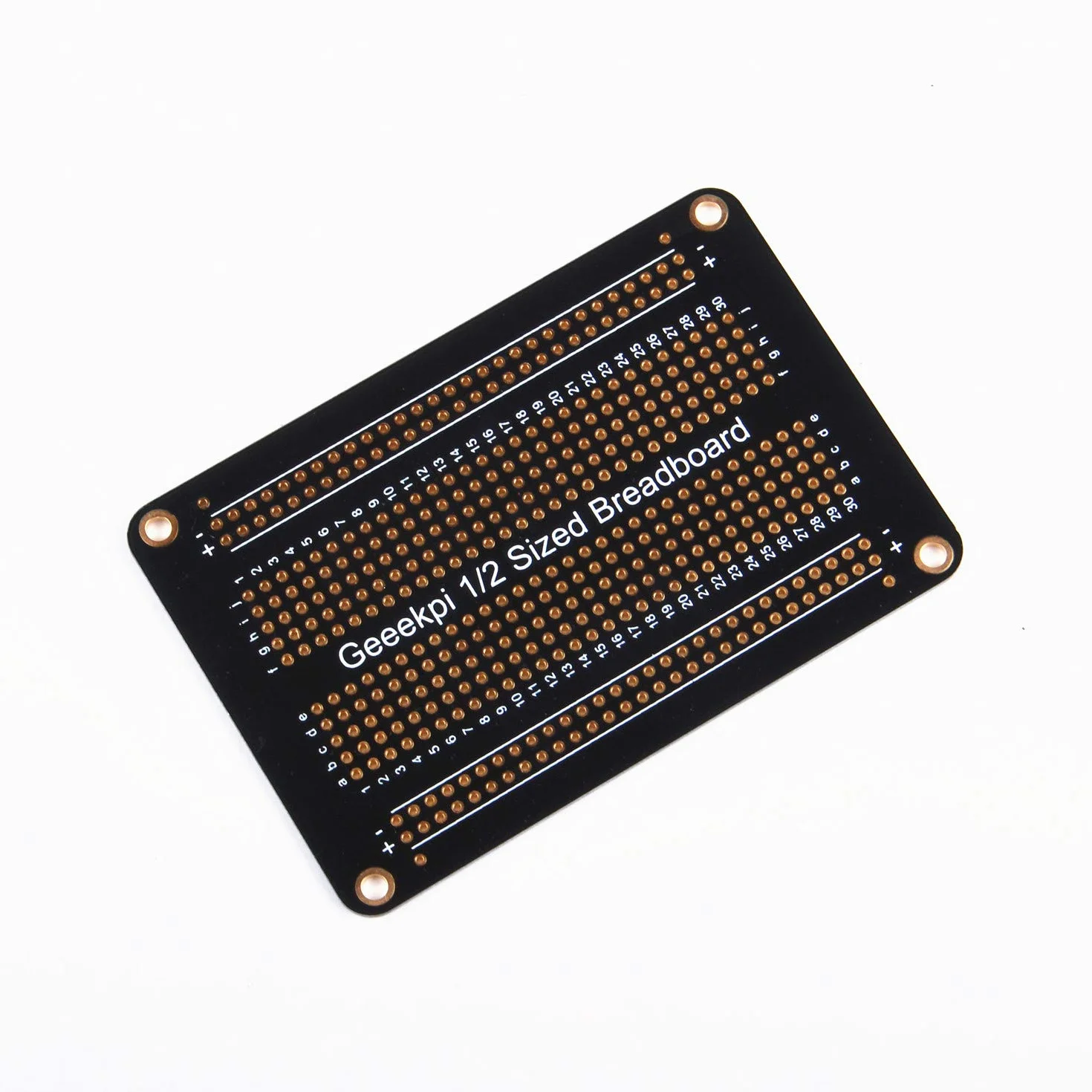 GeeekPi Zestaw 5 szt. Złoto-platerowanych płytek prototypowych PCB, dwustronna płytka do eksperymentów, płytka do lutowania, zestaw DIY do Arduino (pół rozmiar)