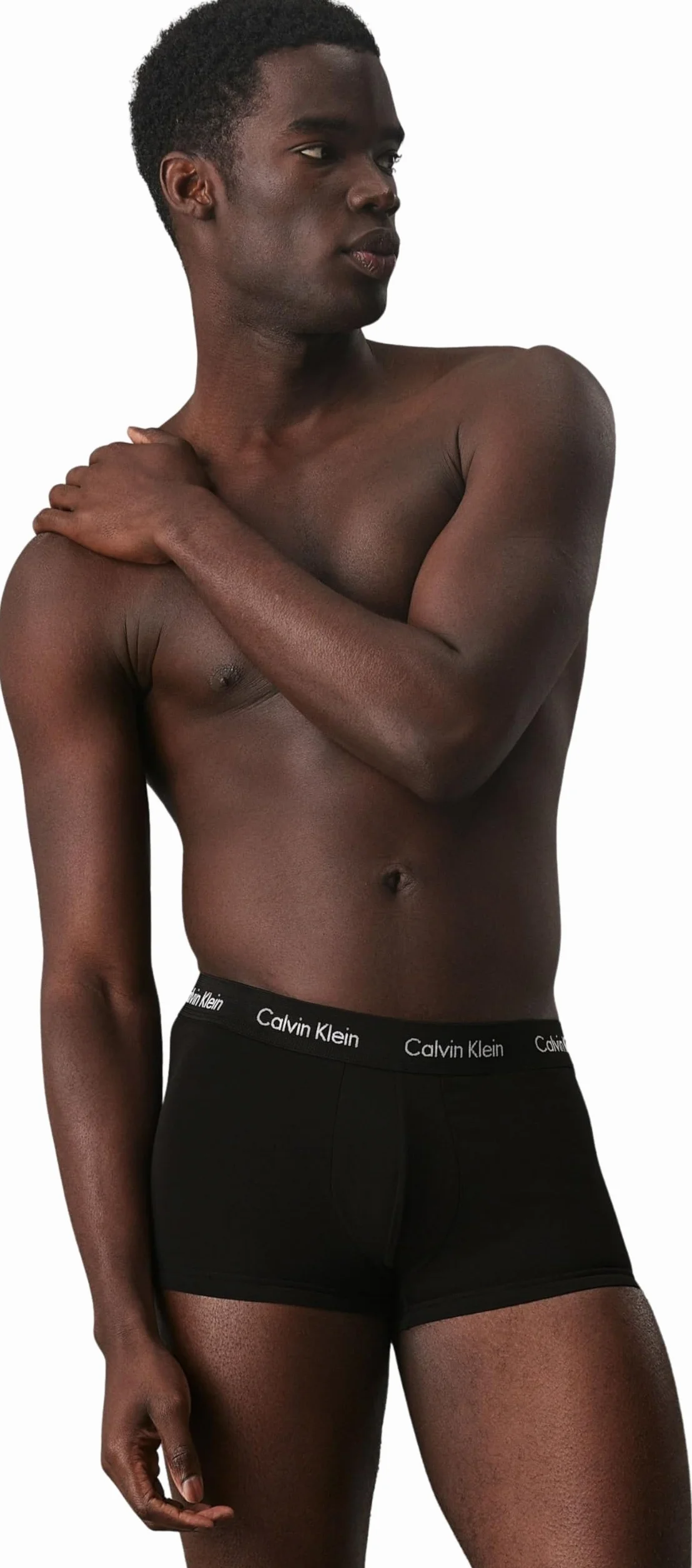 Calvin Klein 3P Low Rise Trunk Bokserki Mężczyźni Czarny L