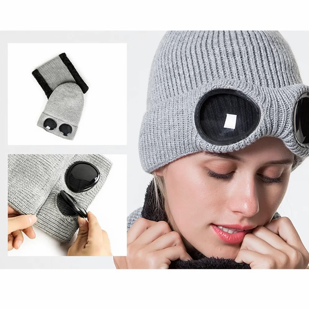 Czapki zimowe damskie Czapki gruba ciepła czapka Skullies Czapka damska czapka na zewnątrz apaszka (kolor: C, rozmiar: jeden rozmiar)