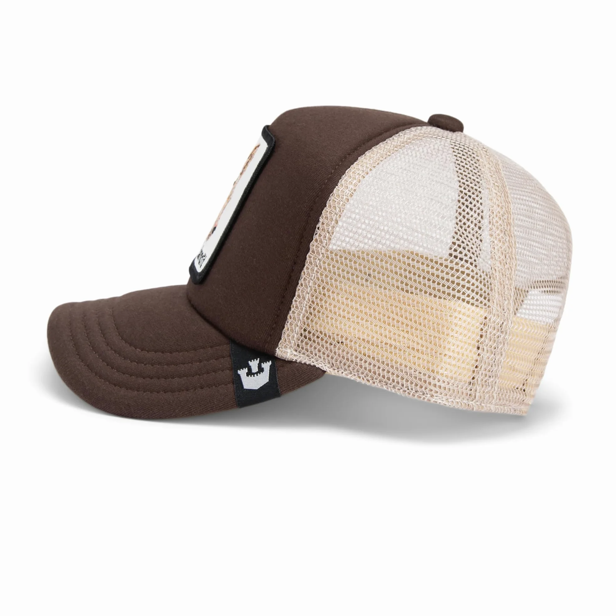 Goorin Bros. The Farm dziecięca czapka typu trucker unisex, brązowa (The Chaser), jeden rozmiar, brązowy, jeden rozmiar, Brązowy, rozmiar uniwersalny