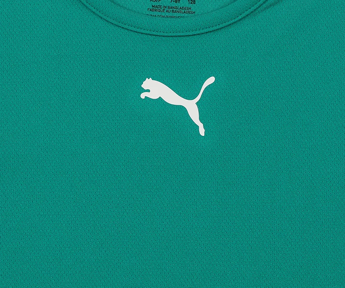 Puma Uniseks Dzieci 704938 teamRISE Jersey Jr Koszulka Sportowa, Pepper Green, 176