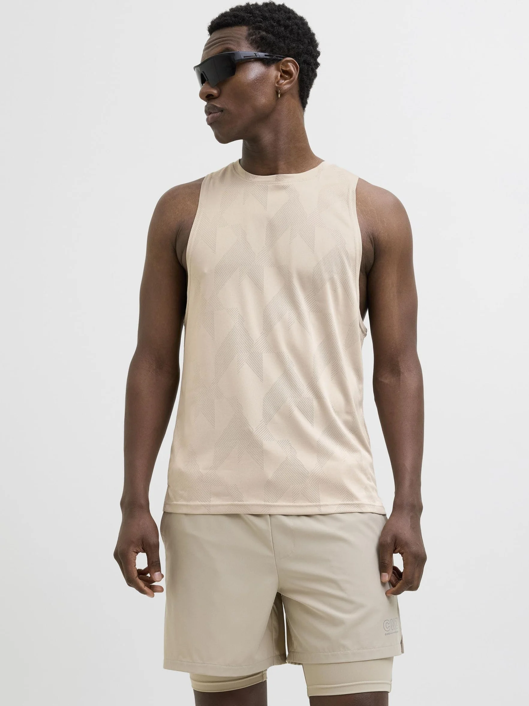 JACK & JONES Męski tank top sportowy CNZ, Czysty kaszmir., XL