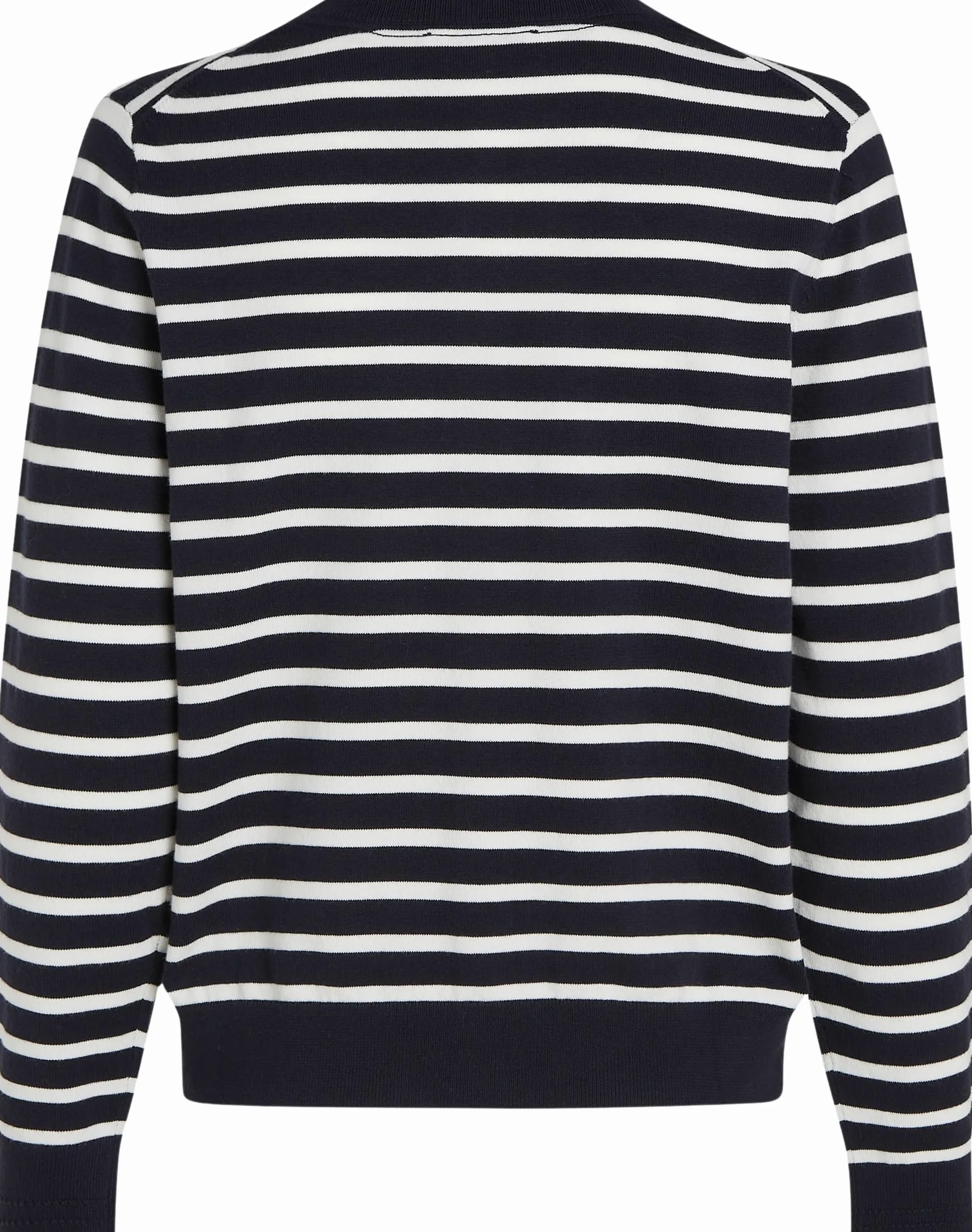 Tommy Hilfiger Damski sweter z dzianiny z dżerseju, Pustynne niebo/kość słoniowa płatek, S
