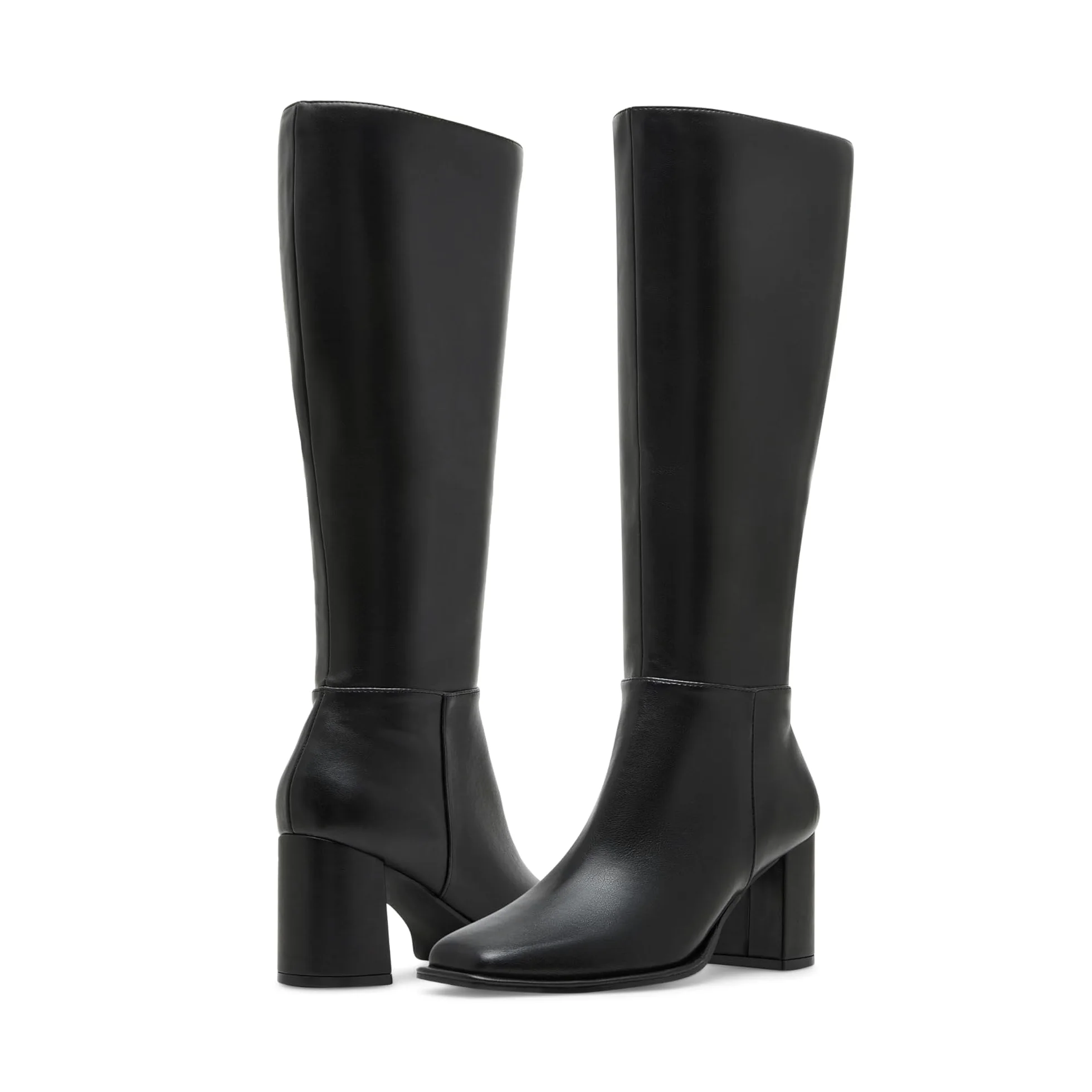 Madden Girl Damskie podkolanówki Magnolia, czarna tkanina, 44 EU, Czarna tkanina, 40.5 EU