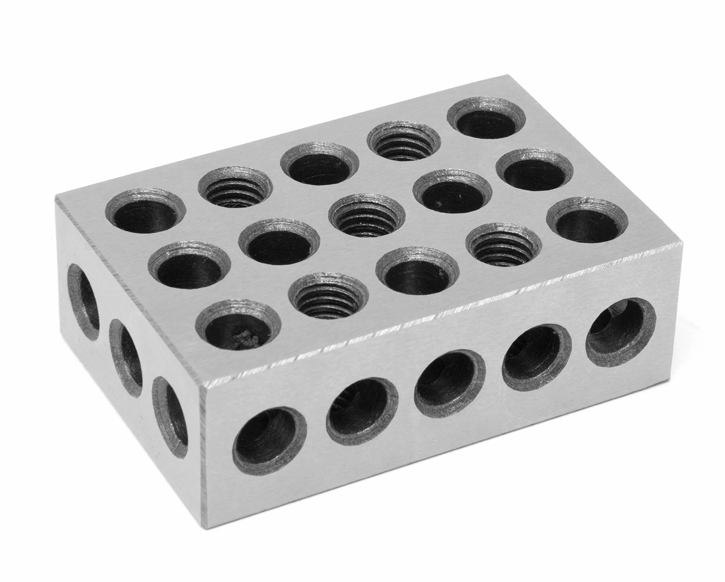 WEN 10457 Precyzyjne bloczki 123, hartowana stal, dwupak, 75 x 50 x 25 mm