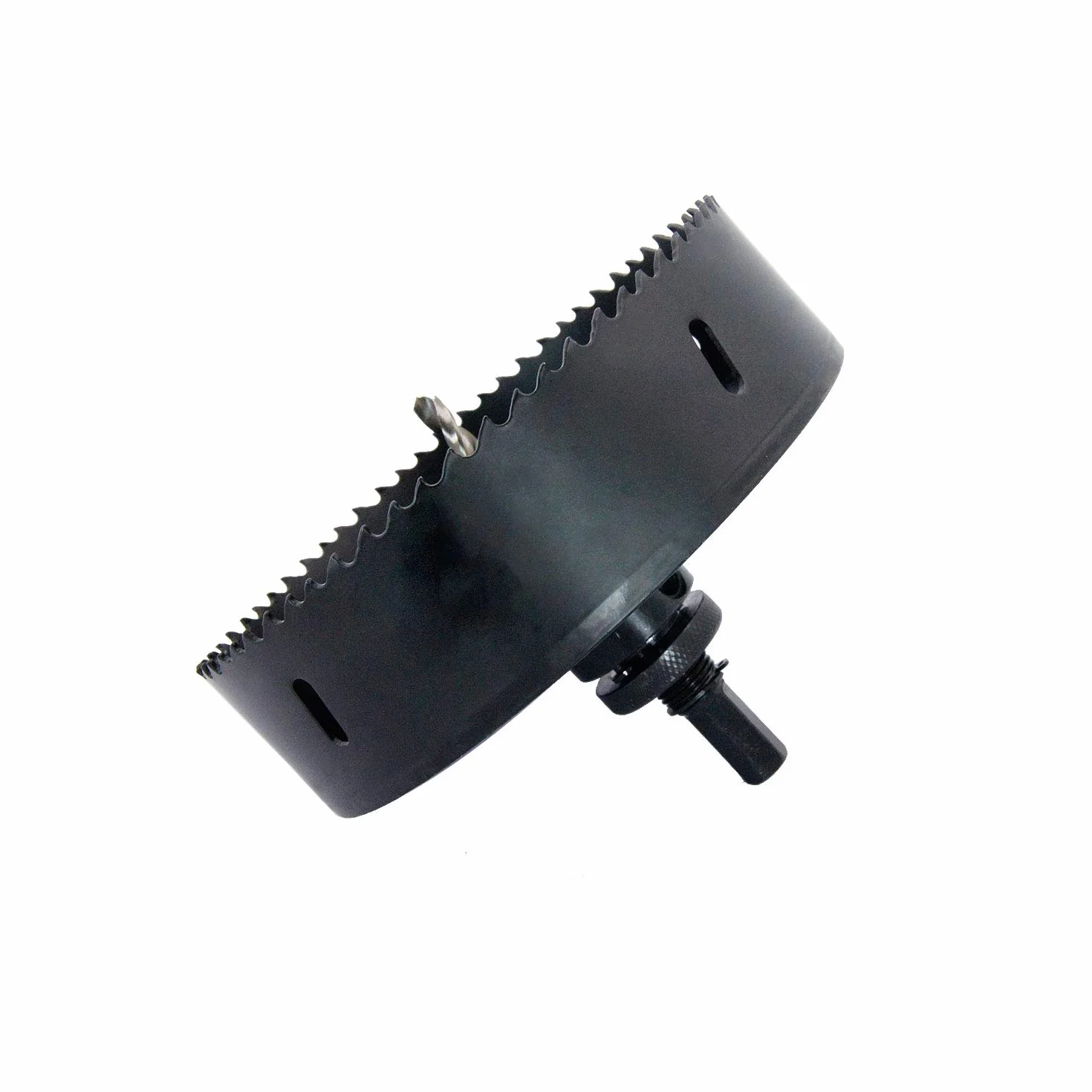 Otwornica 162 mm, Laiwei wiertło do otworów z trzpieniem do dużych obciążeń A2, wiertło 4341, głębokość cięcia 38 mm, do wiercenia otworów w drewnie, profilach aluminiowych, PCW i rurach metalowych