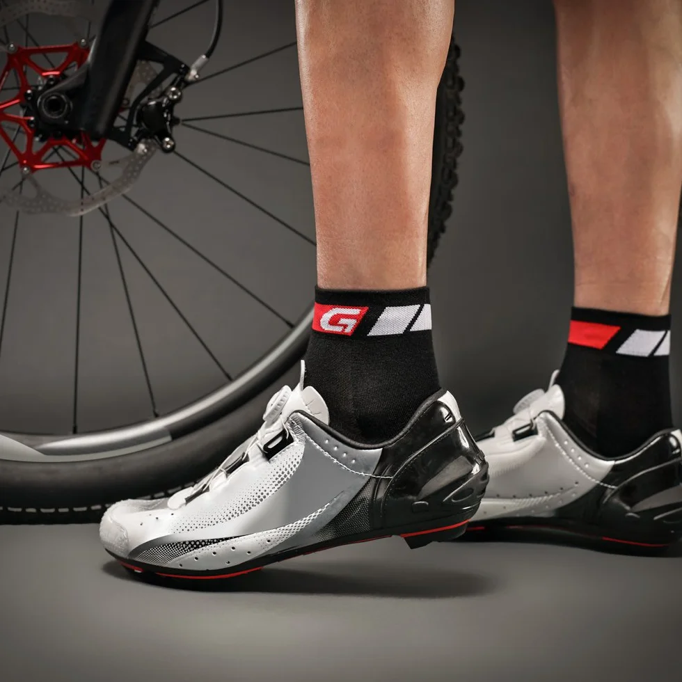 GripGrab Classic Low Cut 1 i 3-częściowy zestaw krótkich letnich skarpet rowerowych, wyścigowych, górskich, do użytku wewnątrz i na rowerze