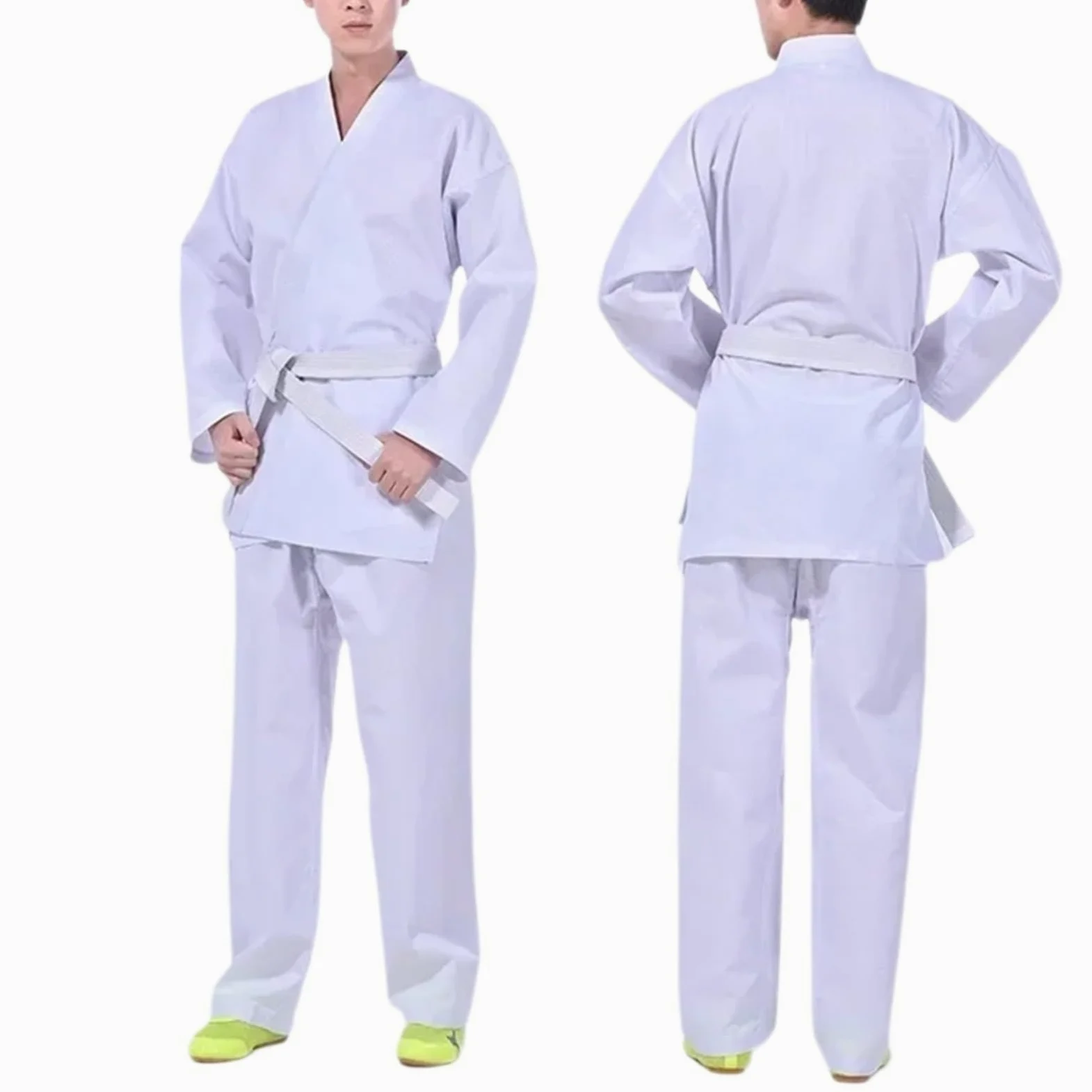 bawełniana serwetka, Uniform Karate dla dorosłych, wielokolorowy, w wielu rozmiarach(White,140)