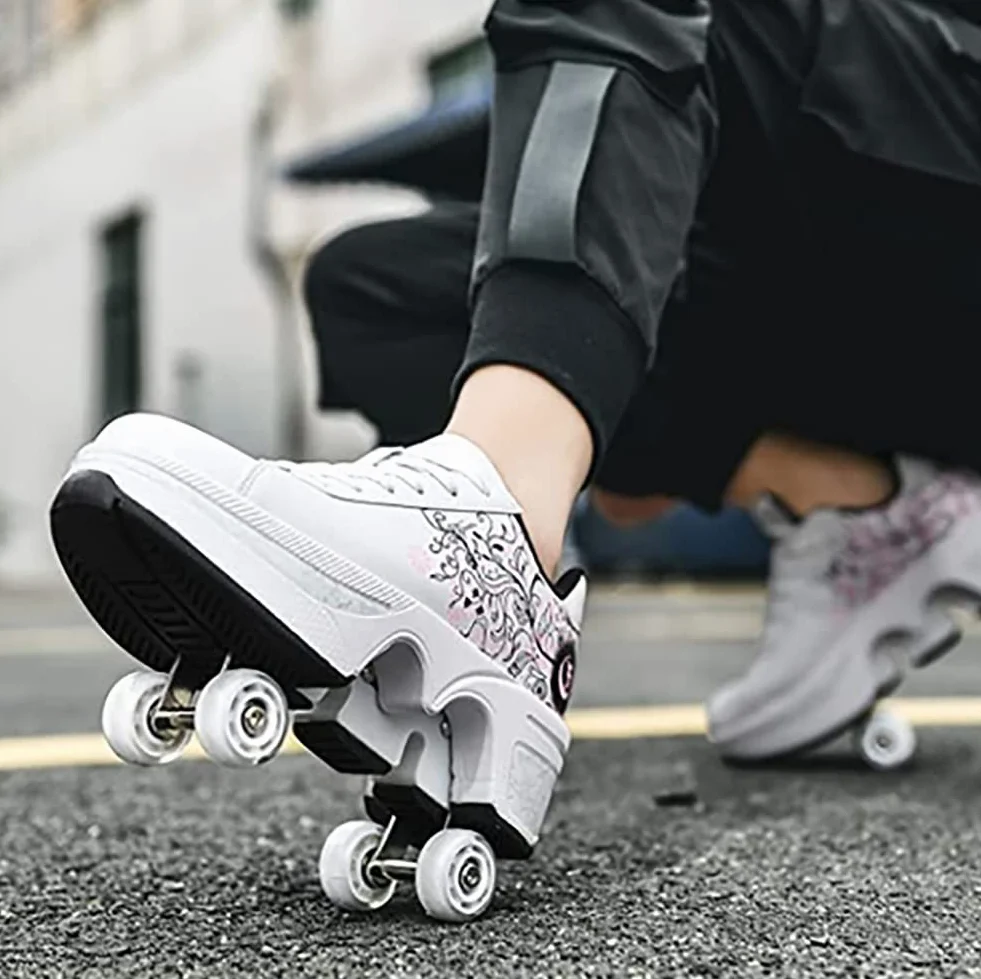 butowrotki, buty dziecięce z wrotkami, buty sportowe, buty do biegania, trampki z wrotkami, dla dziewcząt i kobiet